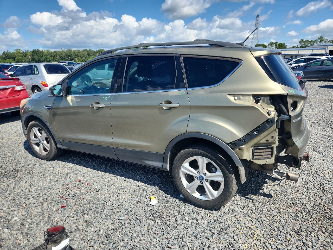 2013 Ford Escape Se Green vin: 1FMCU0G99DUB68719