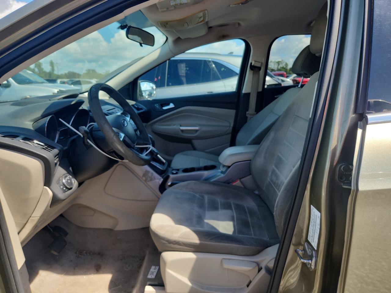 2013 Ford Escape Se Green vin: 1FMCU0G99DUB68719