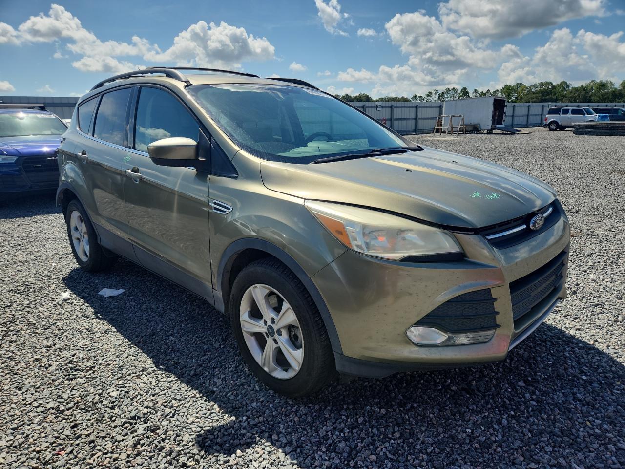 2013 Ford Escape Se Green vin: 1FMCU0G99DUB68719