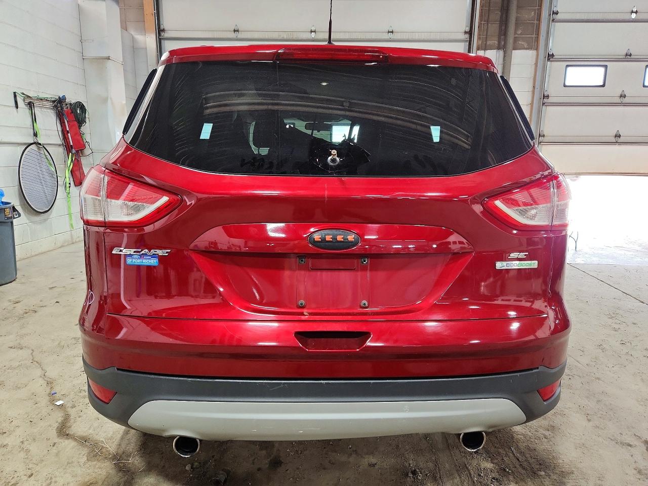 2013 Ford Escape Se Красный vin: 1FMCU0G99DUC09365