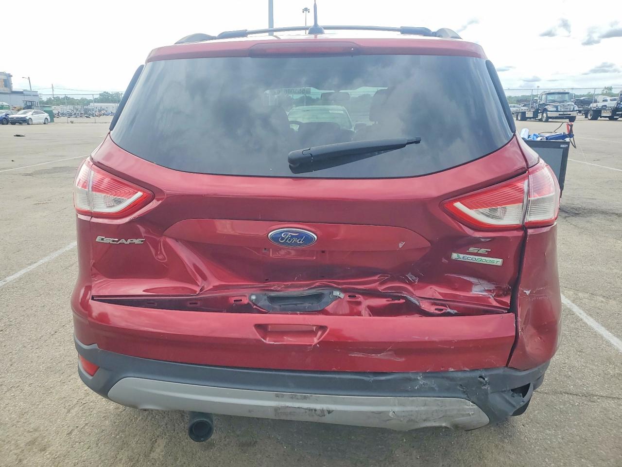 2013 Ford Escape Se Red vin: 1FMCU0G99DUC21953