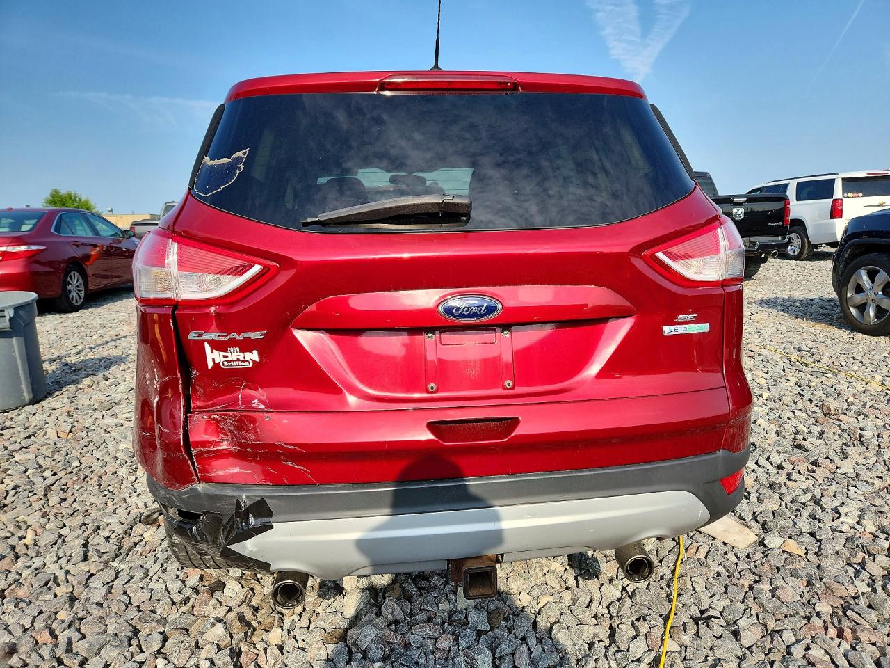 2013 Ford Escape Se Red vin: 1FMCU0G99DUD15878