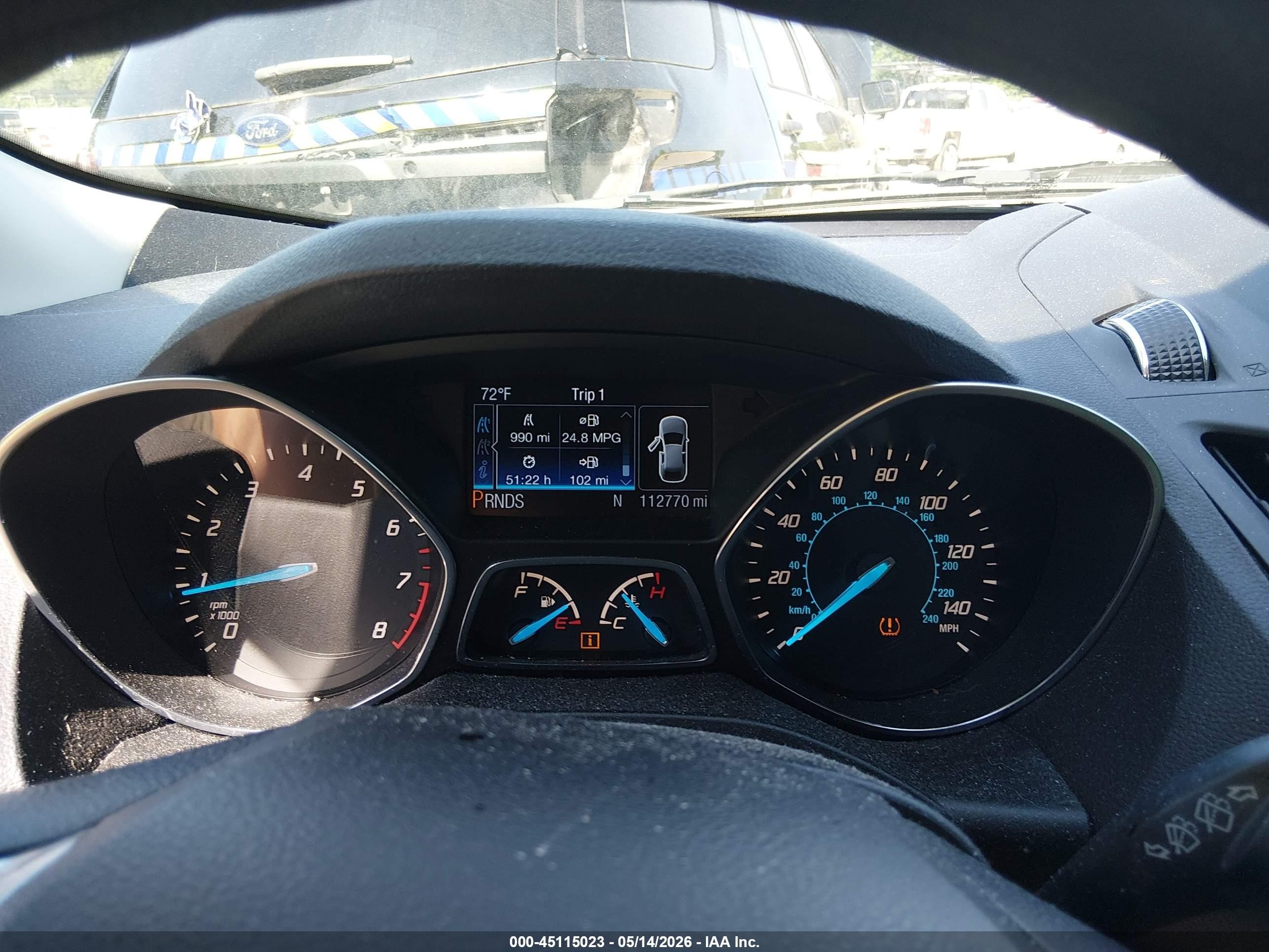 2014 Ford Escape Se White vin: 1FMCU0G99EUA50073