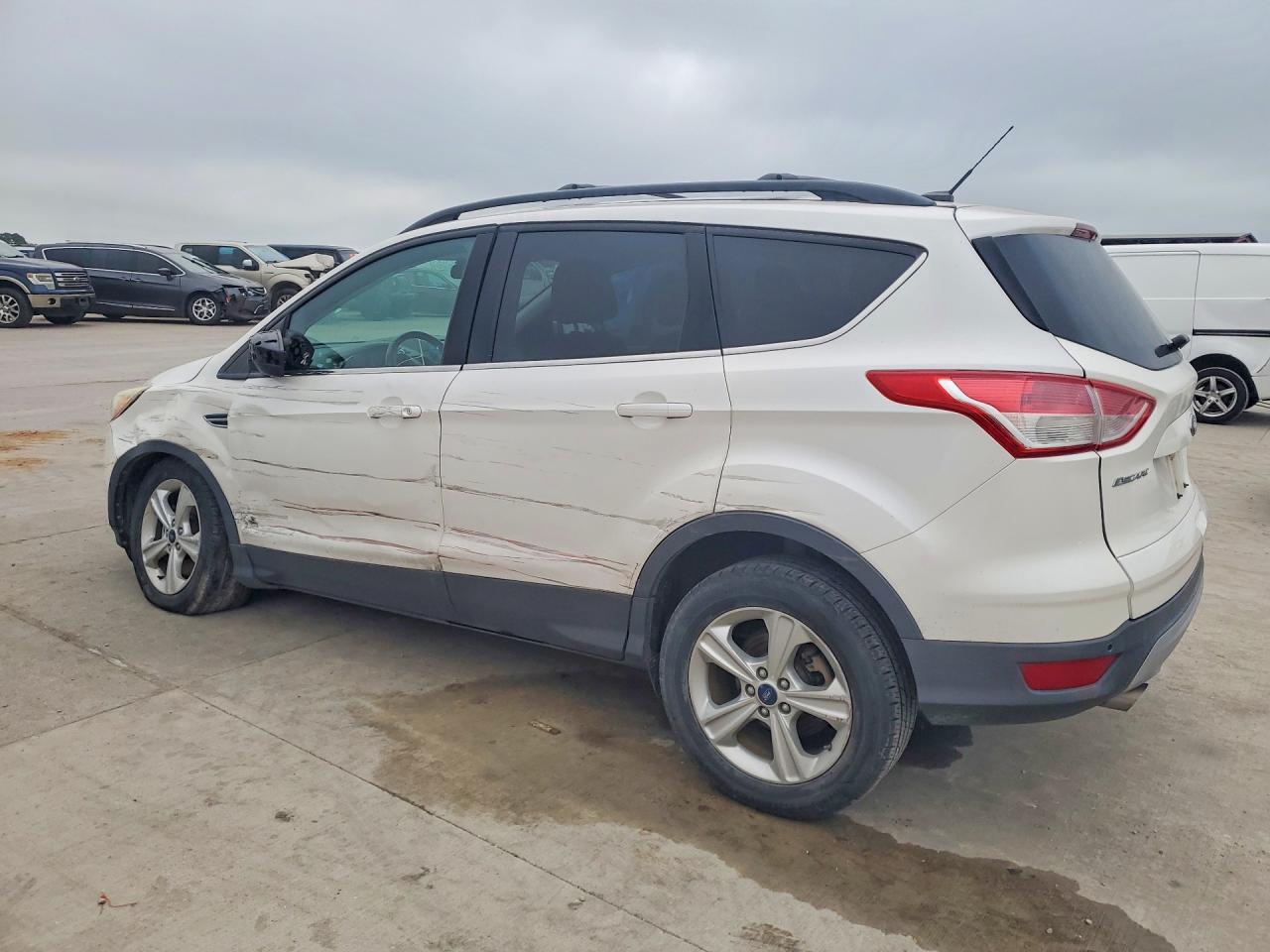 2014 Ford Escape Se White vin: 1FMCU0G99EUA76544