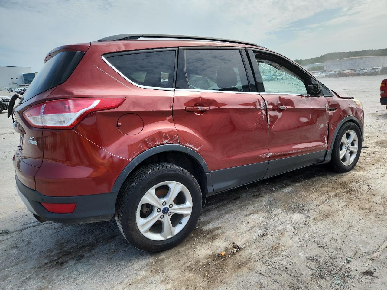 2014 Ford Escape Se Темно-бордовый vin: 1FMCU0G99EUB14838