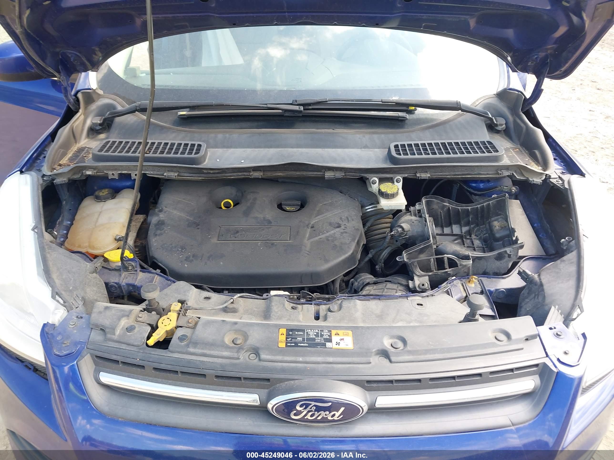 2014 Ford Escape Se Blue vin: 1FMCU0G99EUC69180