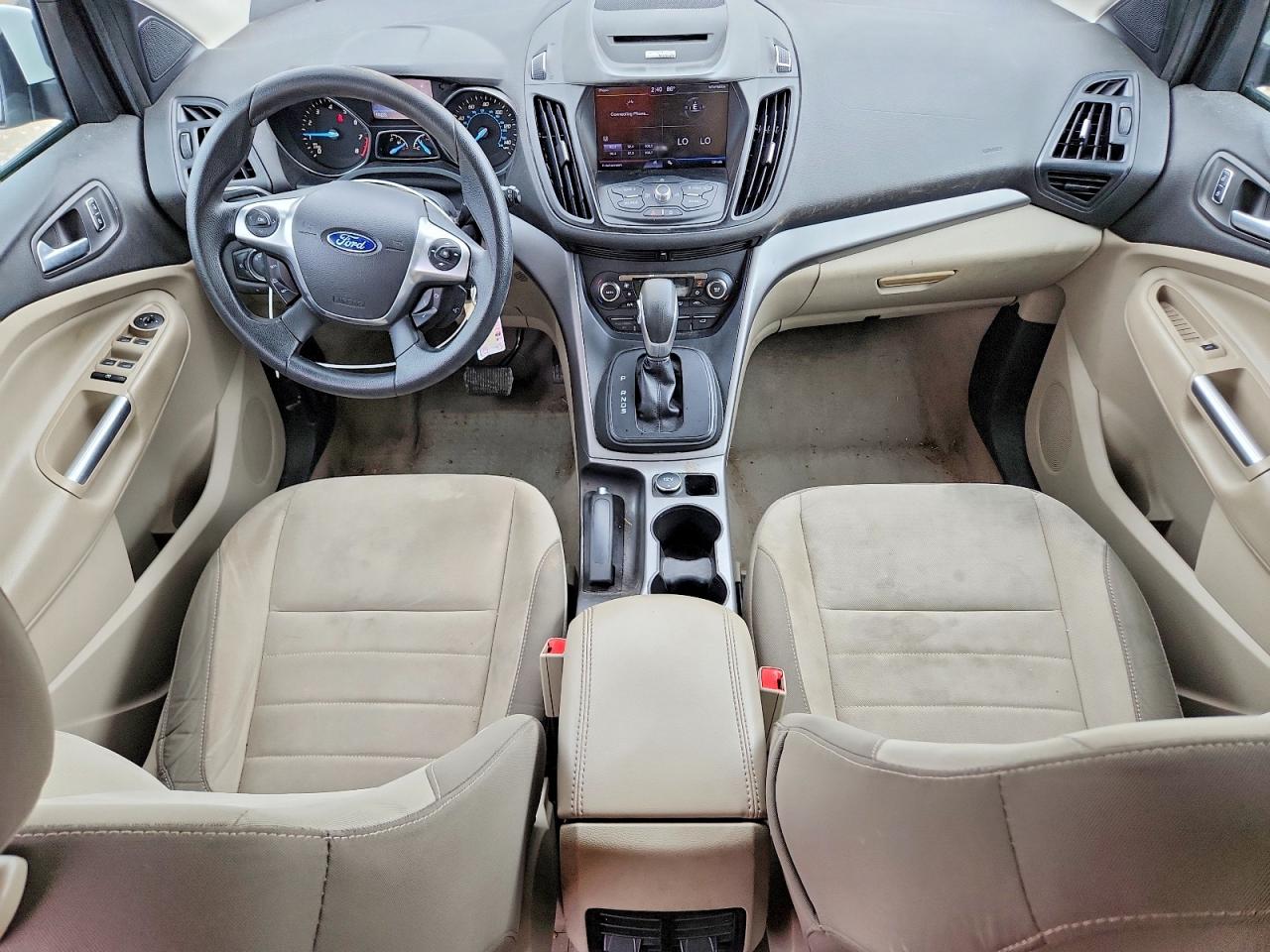 2014 Ford Escape Se White vin: 1FMCU0G99EUD14425