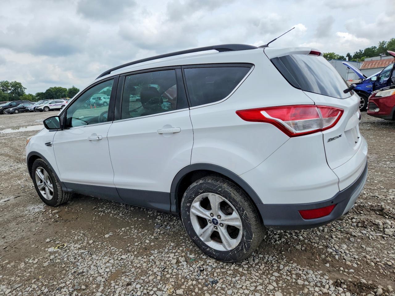 2014 Ford Escape Se White vin: 1FMCU0G99EUD14425