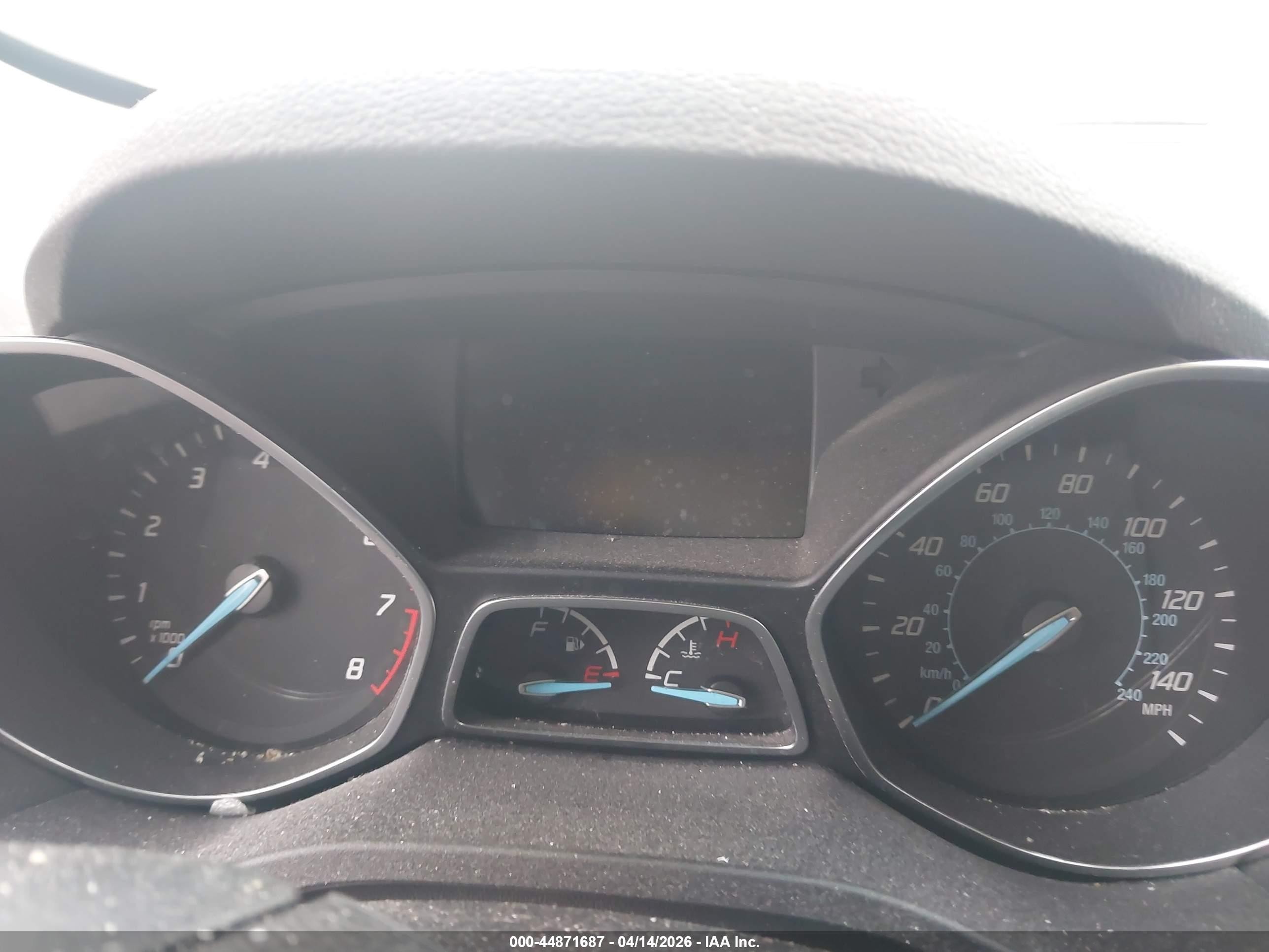 2015 Ford Escape Se White vin: 1FMCU0G99FUA07466