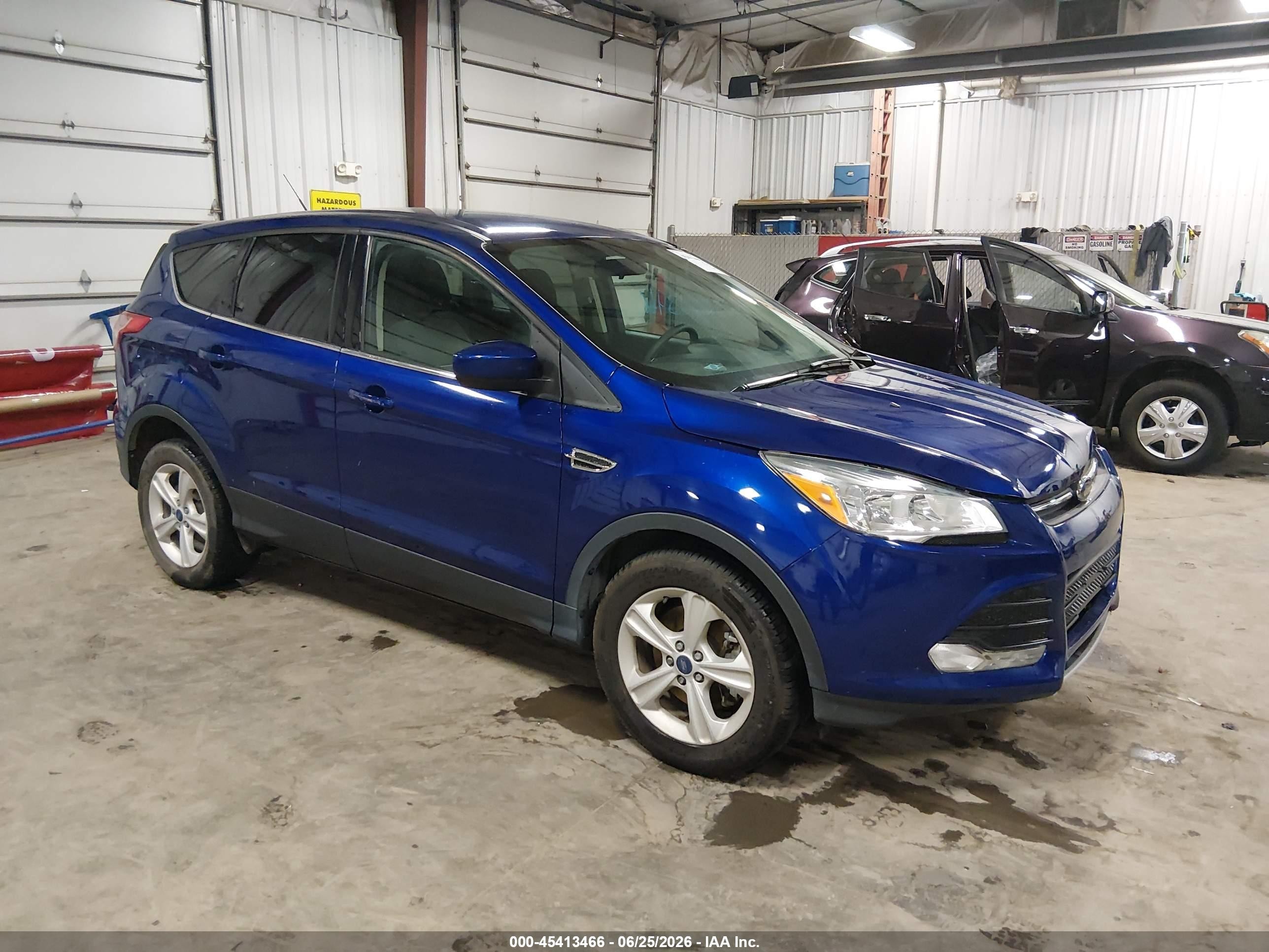 2015 Ford Escape Se Blue vin: 1FMCU0G99FUA10562