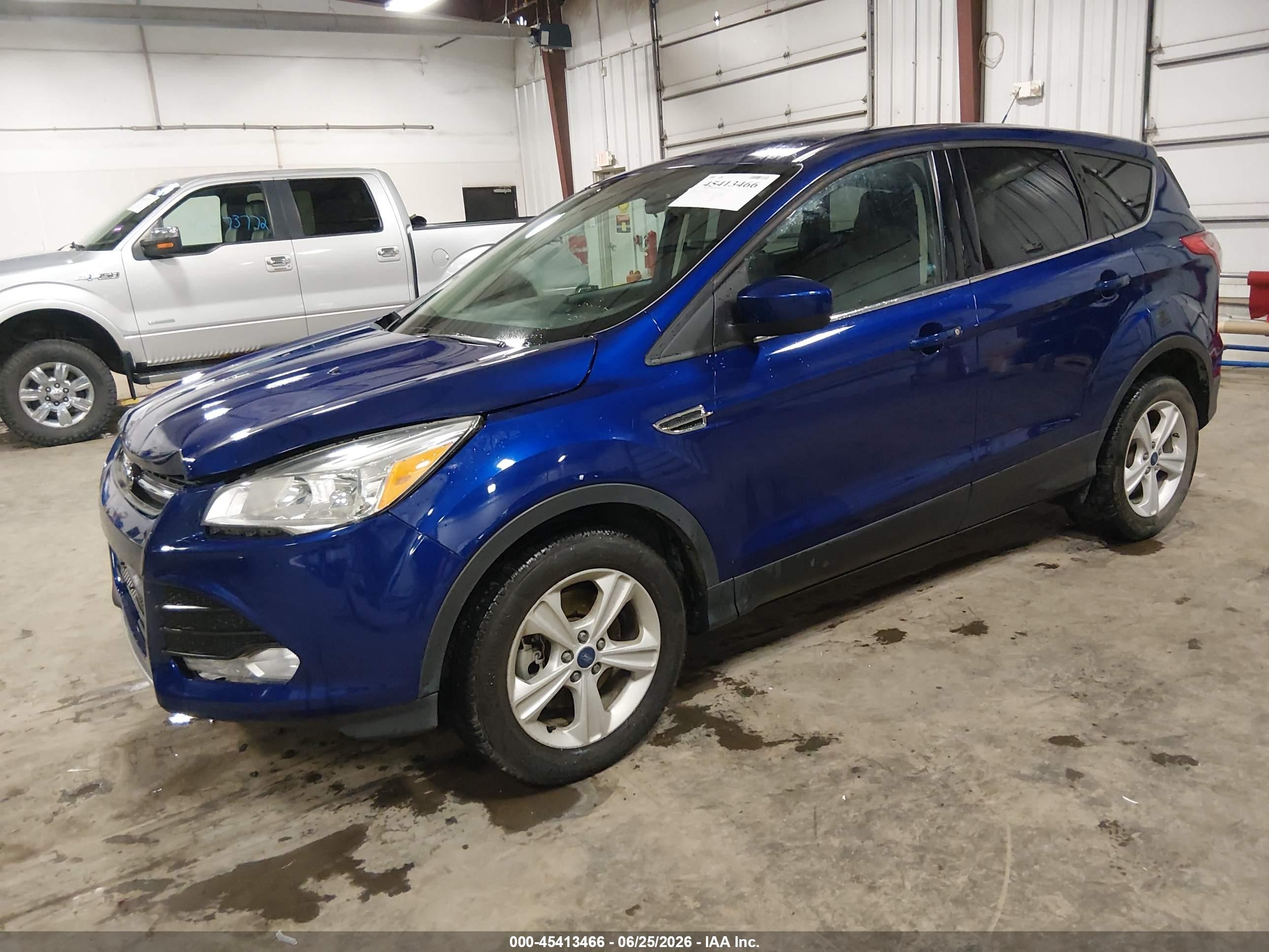 2015 Ford Escape Se Blue vin: 1FMCU0G99FUA10562