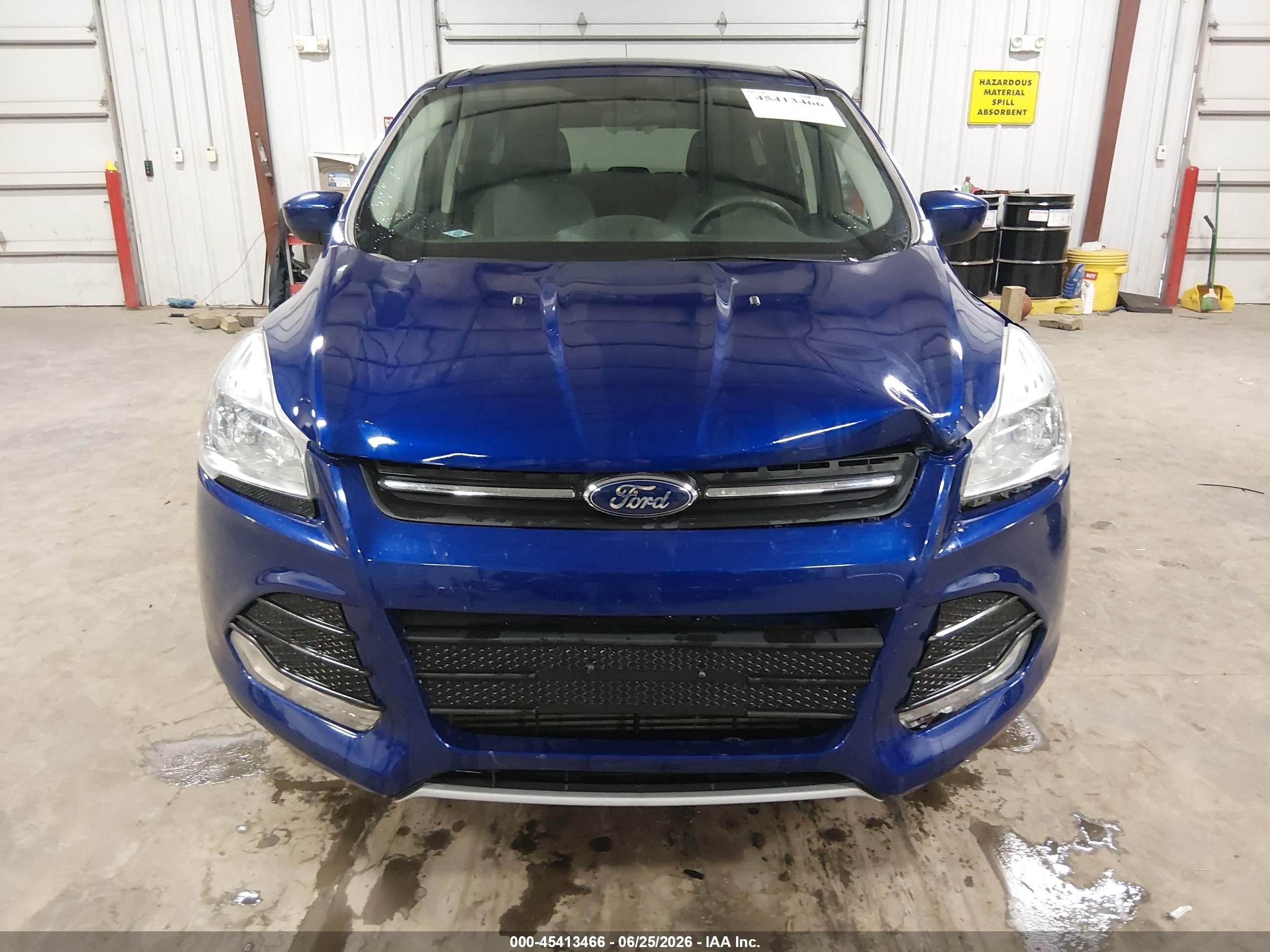 2015 Ford Escape Se Blue vin: 1FMCU0G99FUA10562