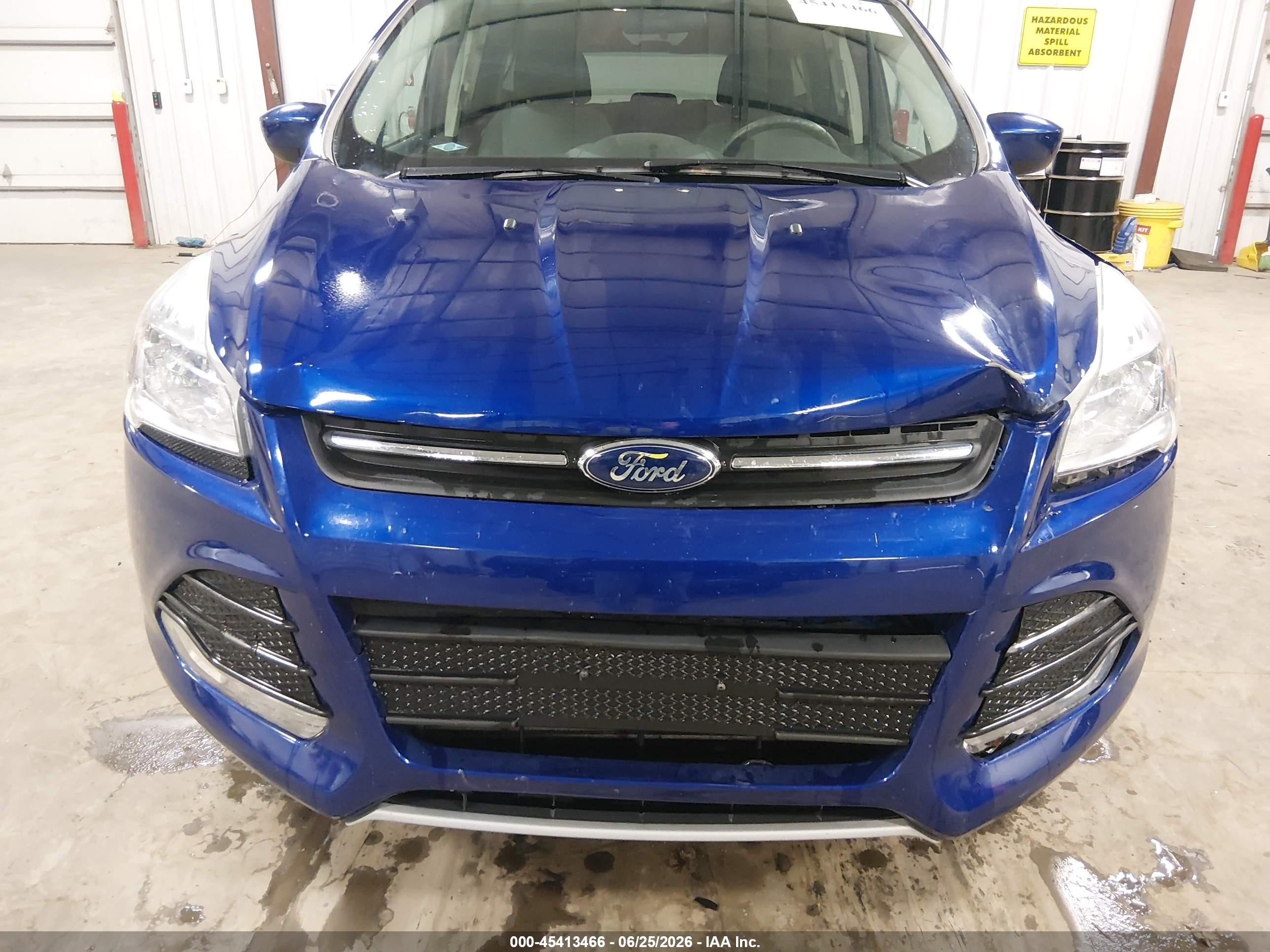 2015 Ford Escape Se Blue vin: 1FMCU0G99FUA10562