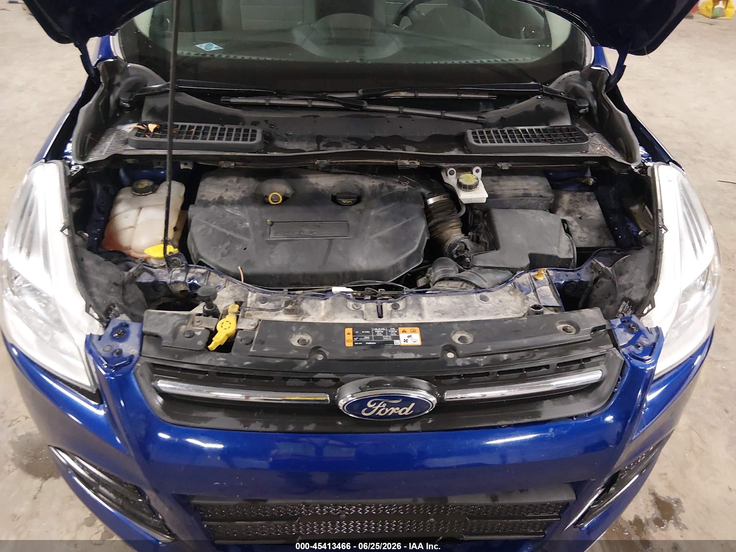 2015 Ford Escape Se Blue vin: 1FMCU0G99FUA10562
