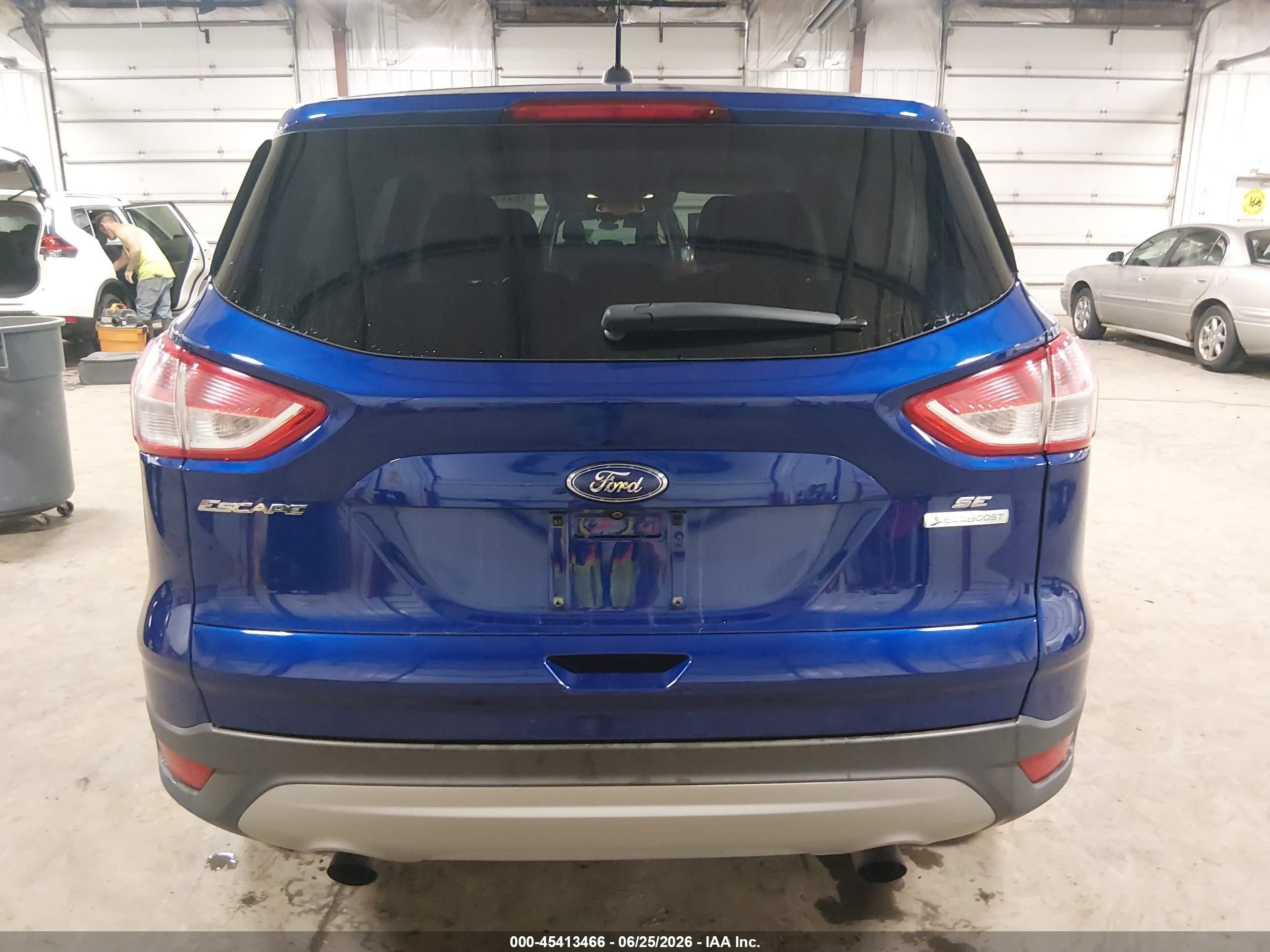 2015 Ford Escape Se Blue vin: 1FMCU0G99FUA10562