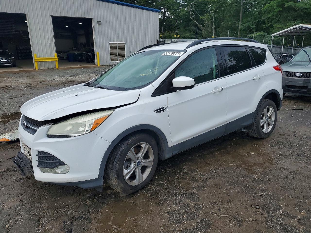 2015 Ford Escape Se White vin: 1FMCU0G99FUB09432