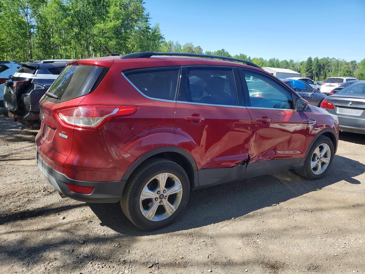 2015 Ford Escape Se Red vin: 1FMCU0G99FUC47181