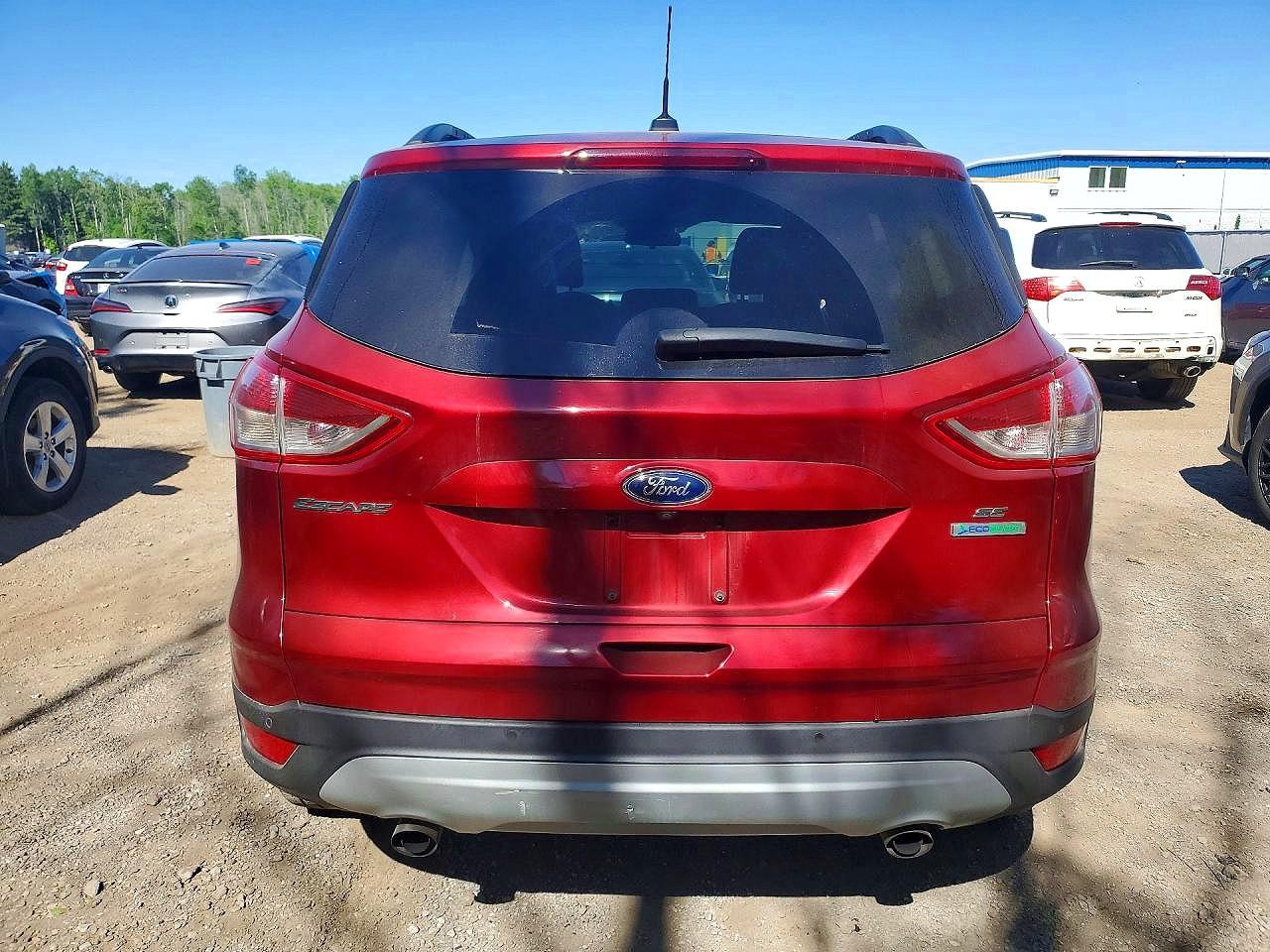 2015 Ford Escape Se Red vin: 1FMCU0G99FUC47181