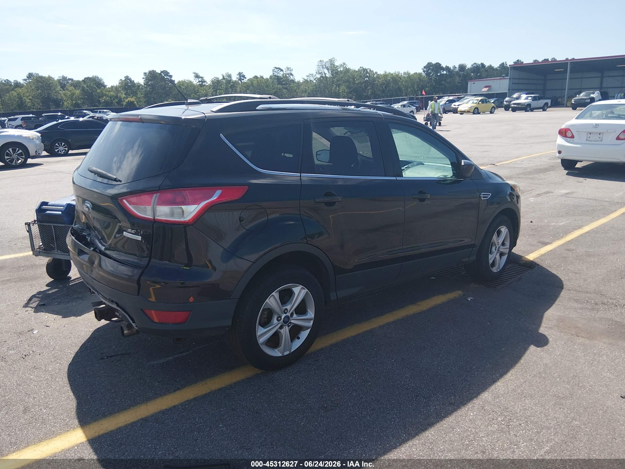 2013 Ford Escape Se White vin: 1FMCU0G9XDUA21647