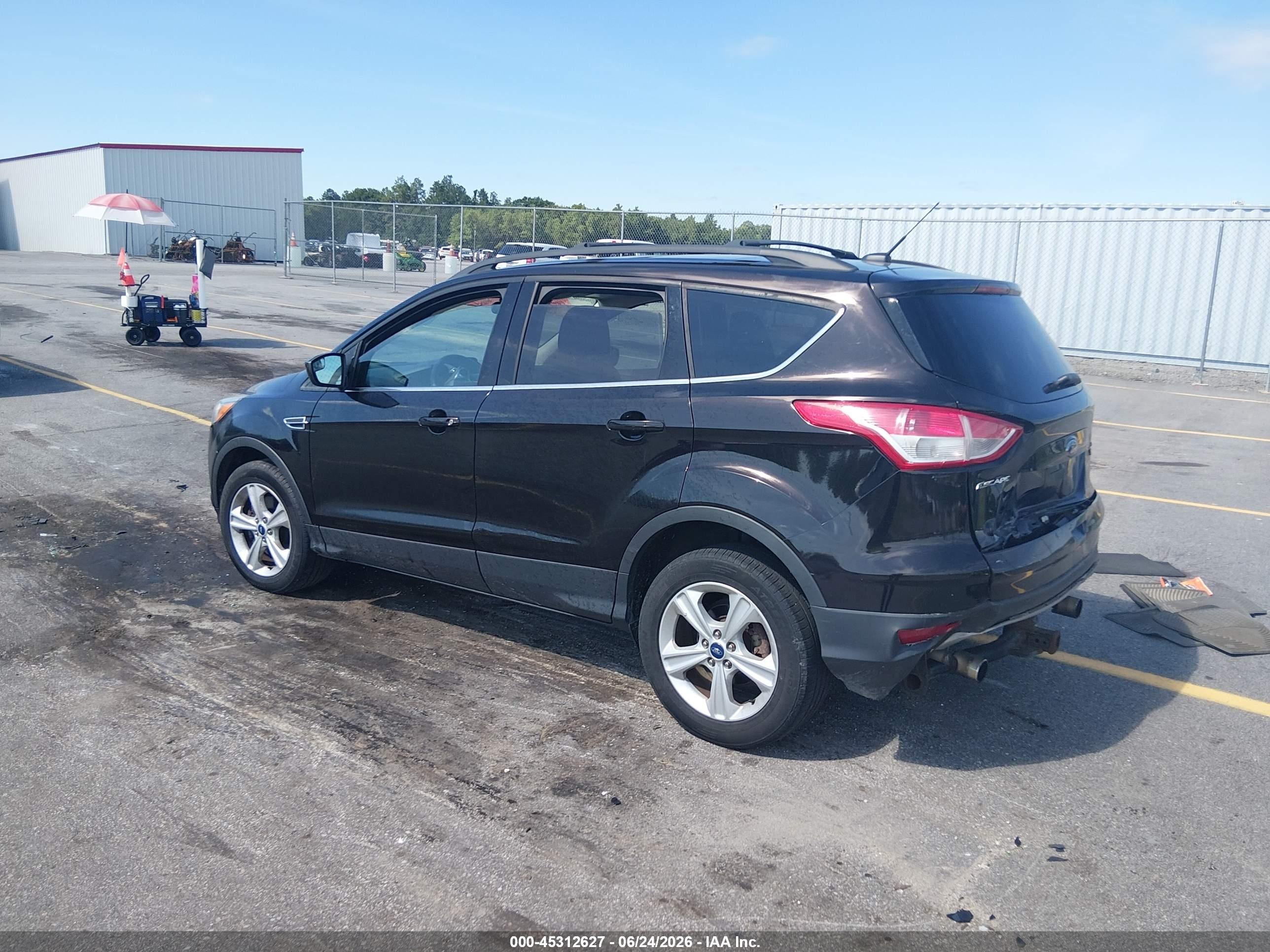 2013 Ford Escape Se White vin: 1FMCU0G9XDUA21647