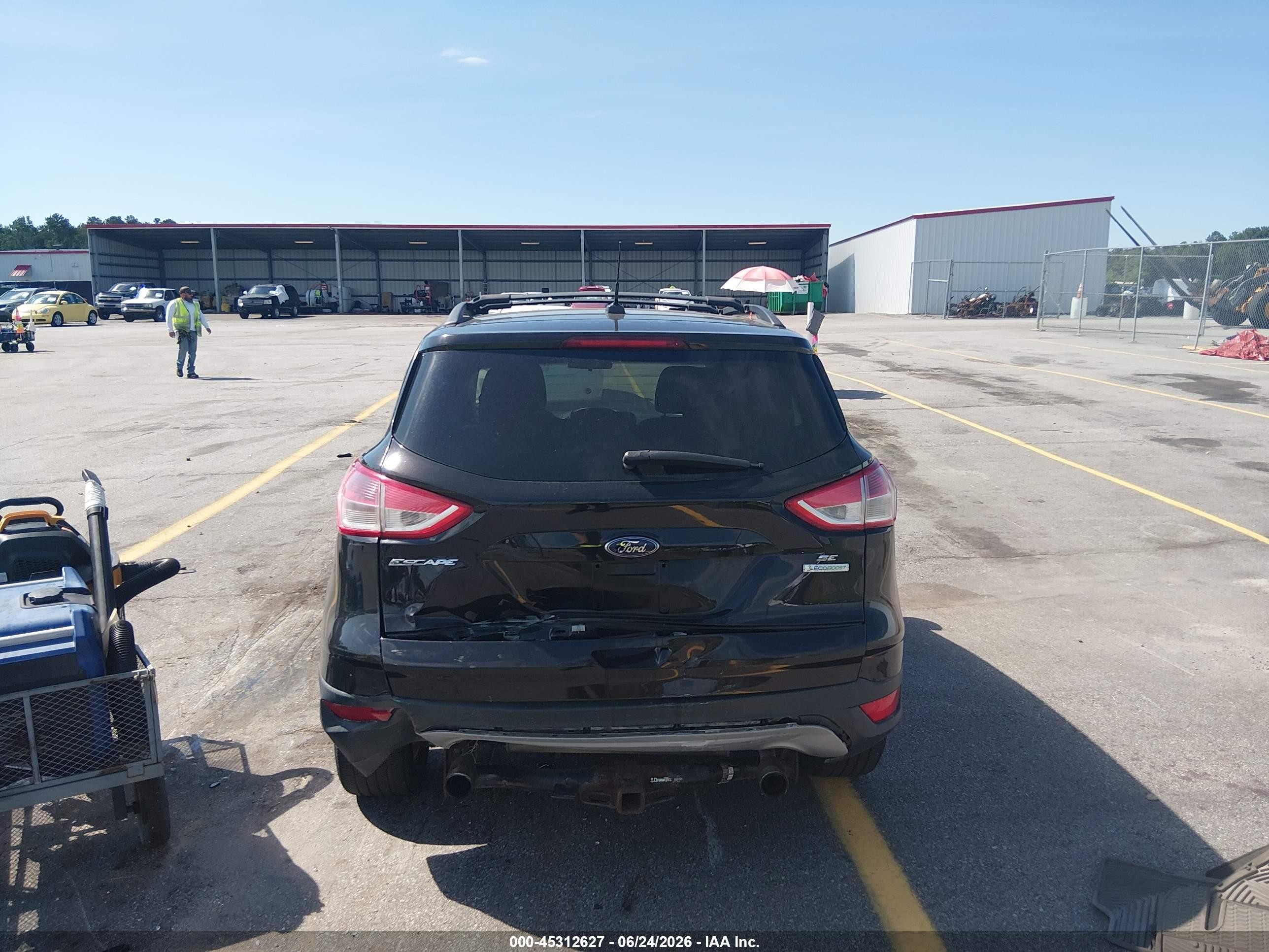 2013 Ford Escape Se White vin: 1FMCU0G9XDUA21647