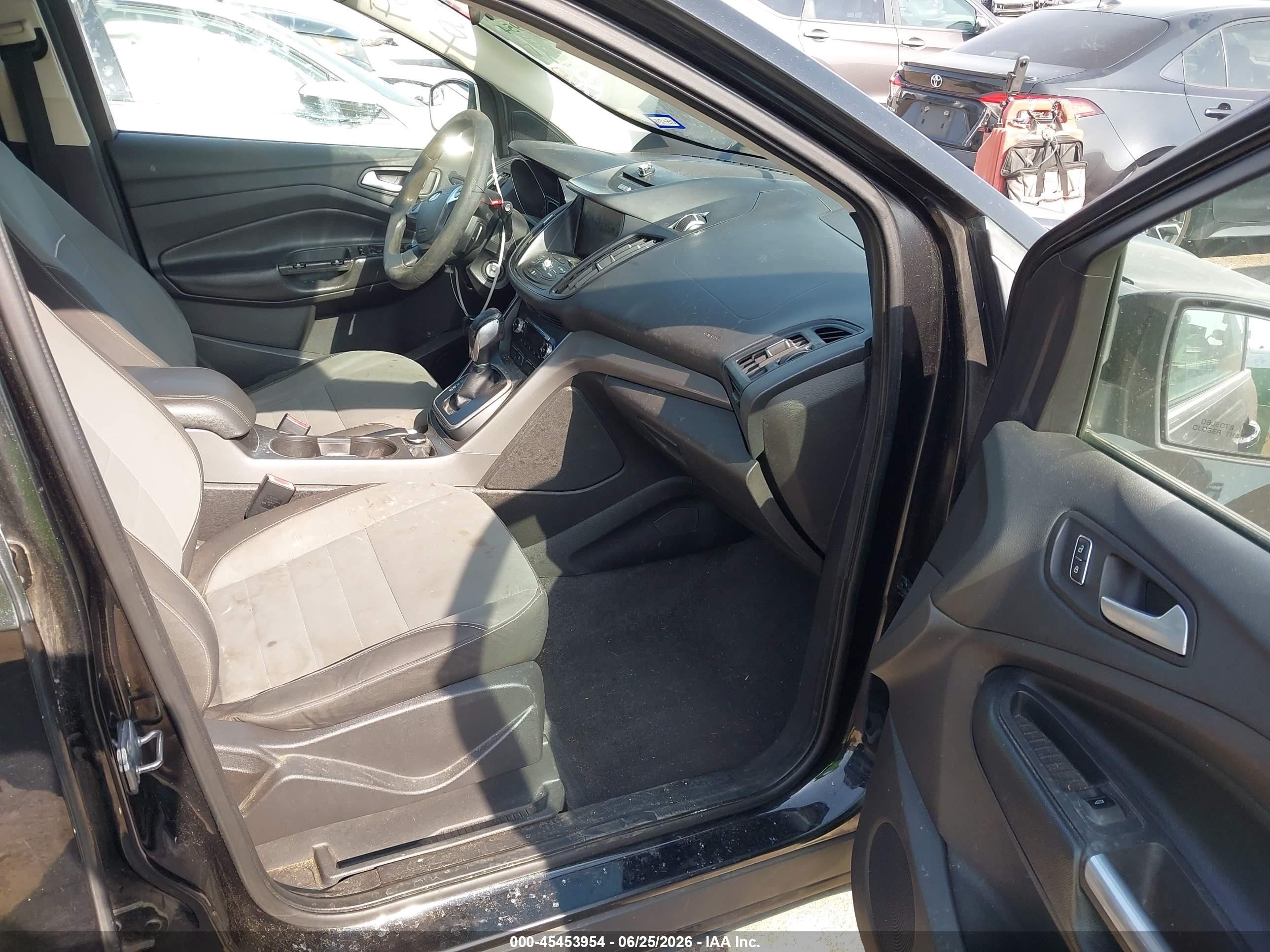 2013 Ford Escape Se Black vin: 1FMCU0G9XDUC44593
