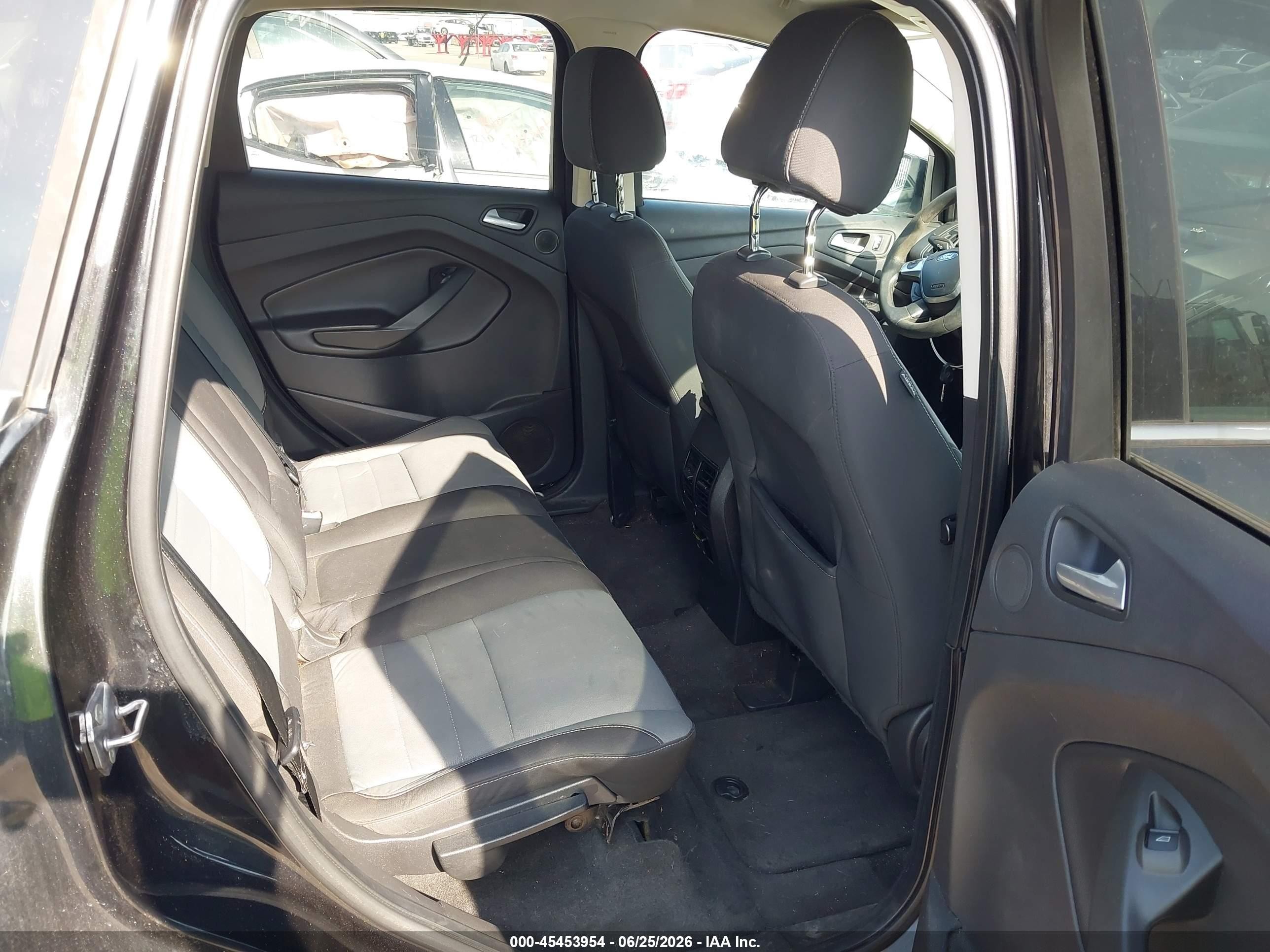 2013 Ford Escape Se Black vin: 1FMCU0G9XDUC44593