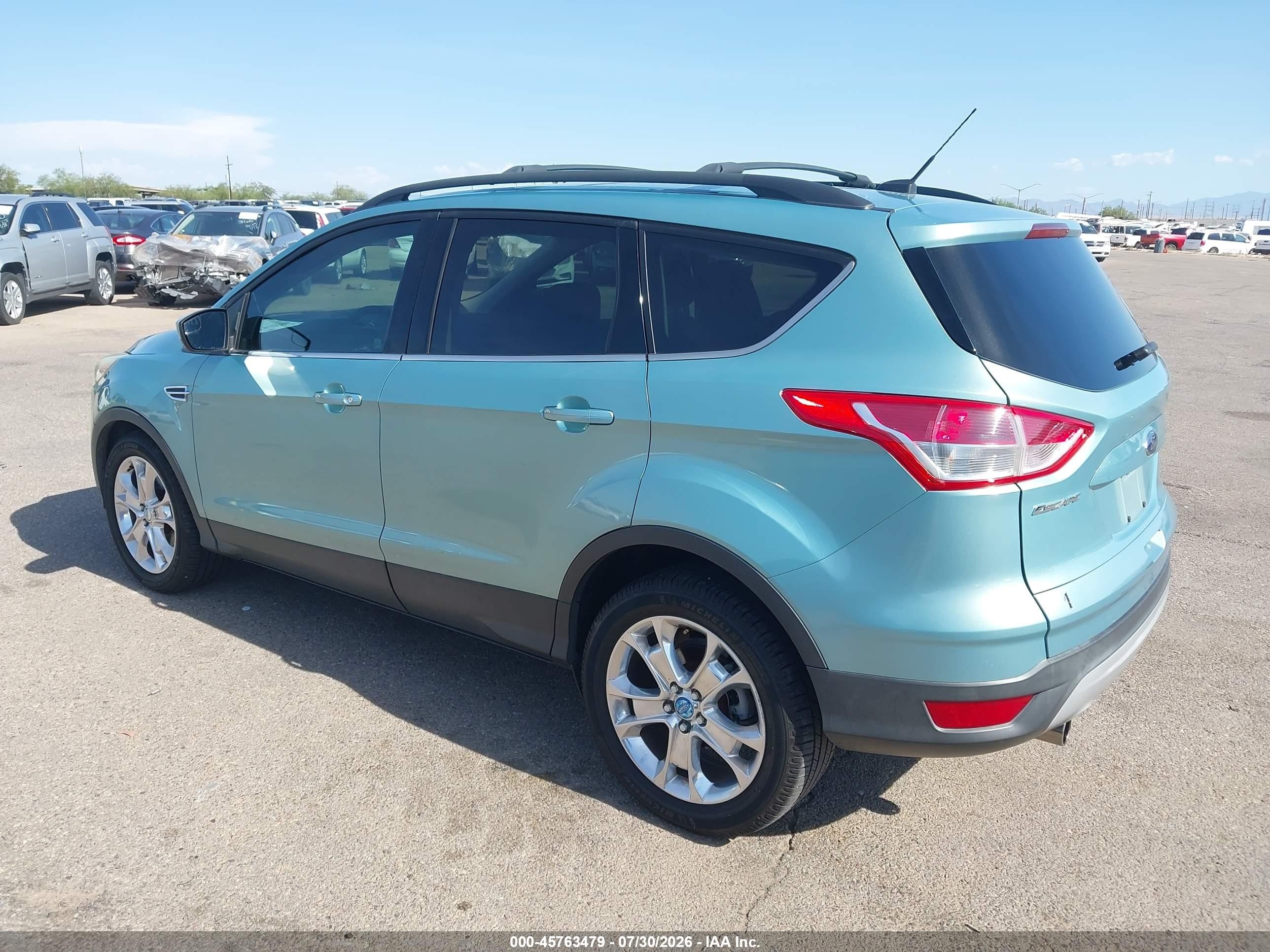 2013 Ford Escape Se Зеленый vin: 1FMCU0G9XDUC46439