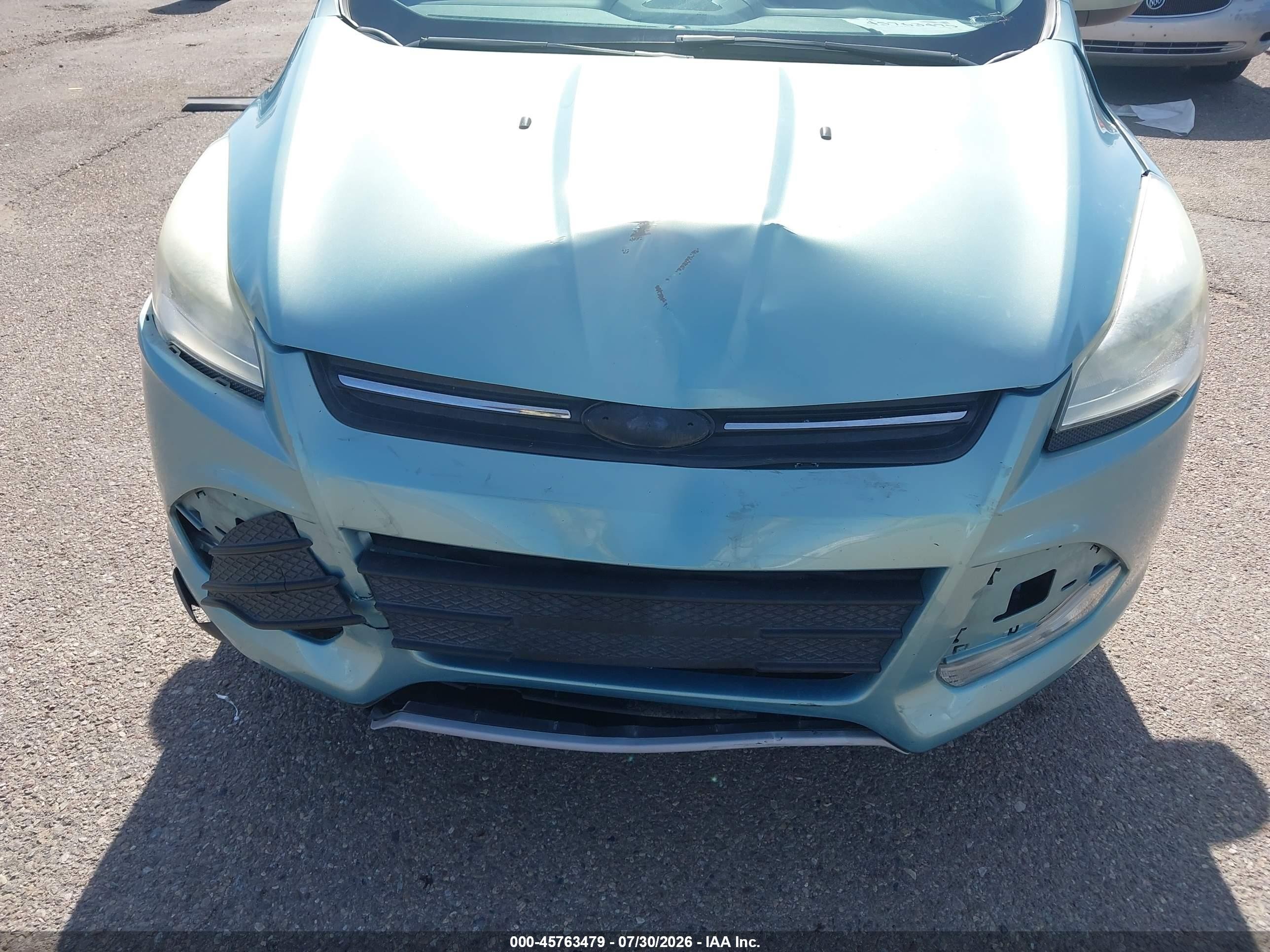 2013 Ford Escape Se Зеленый vin: 1FMCU0G9XDUC46439
