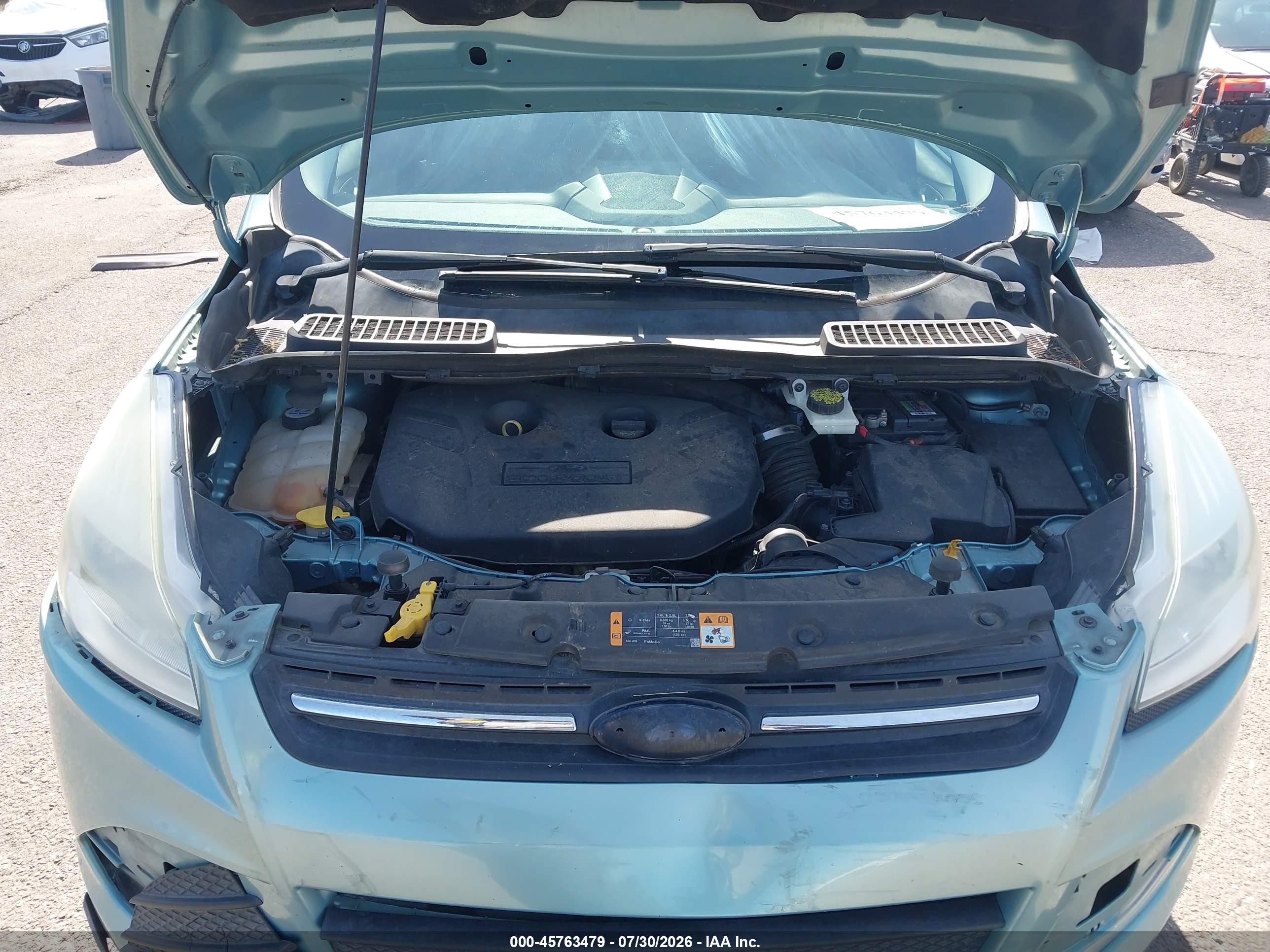 2013 Ford Escape Se Зеленый vin: 1FMCU0G9XDUC46439