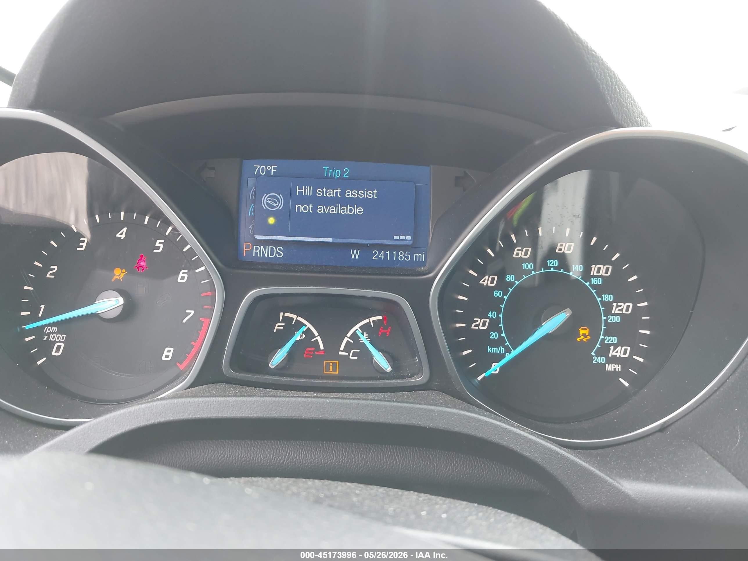 2013 Ford Escape Se White vin: 1FMCU0G9XDUC60602
