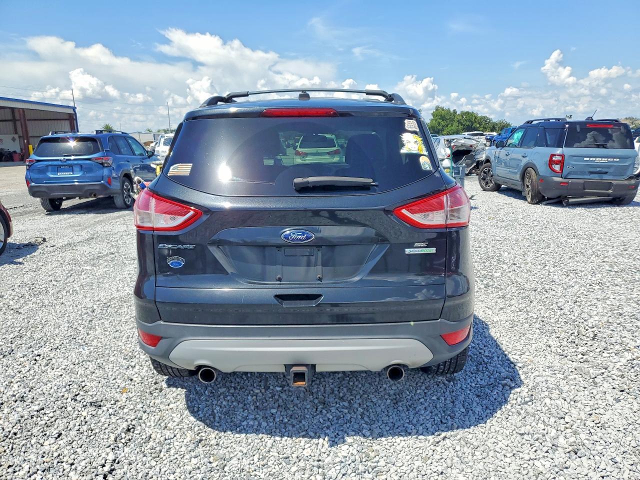 2013 Ford Escape Se Black vin: 1FMCU0G9XDUC99268