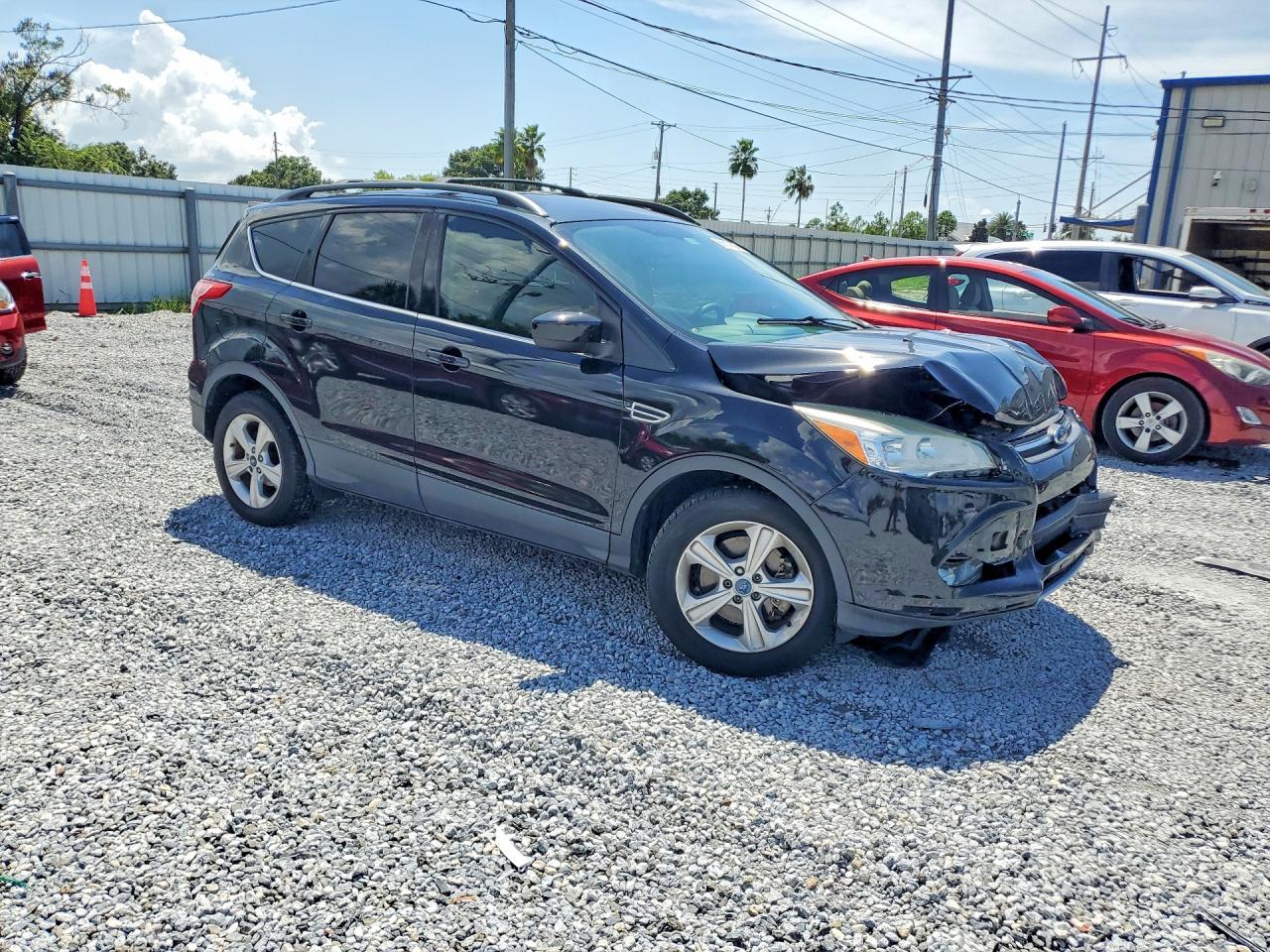 2013 Ford Escape Se Black vin: 1FMCU0G9XDUC99268