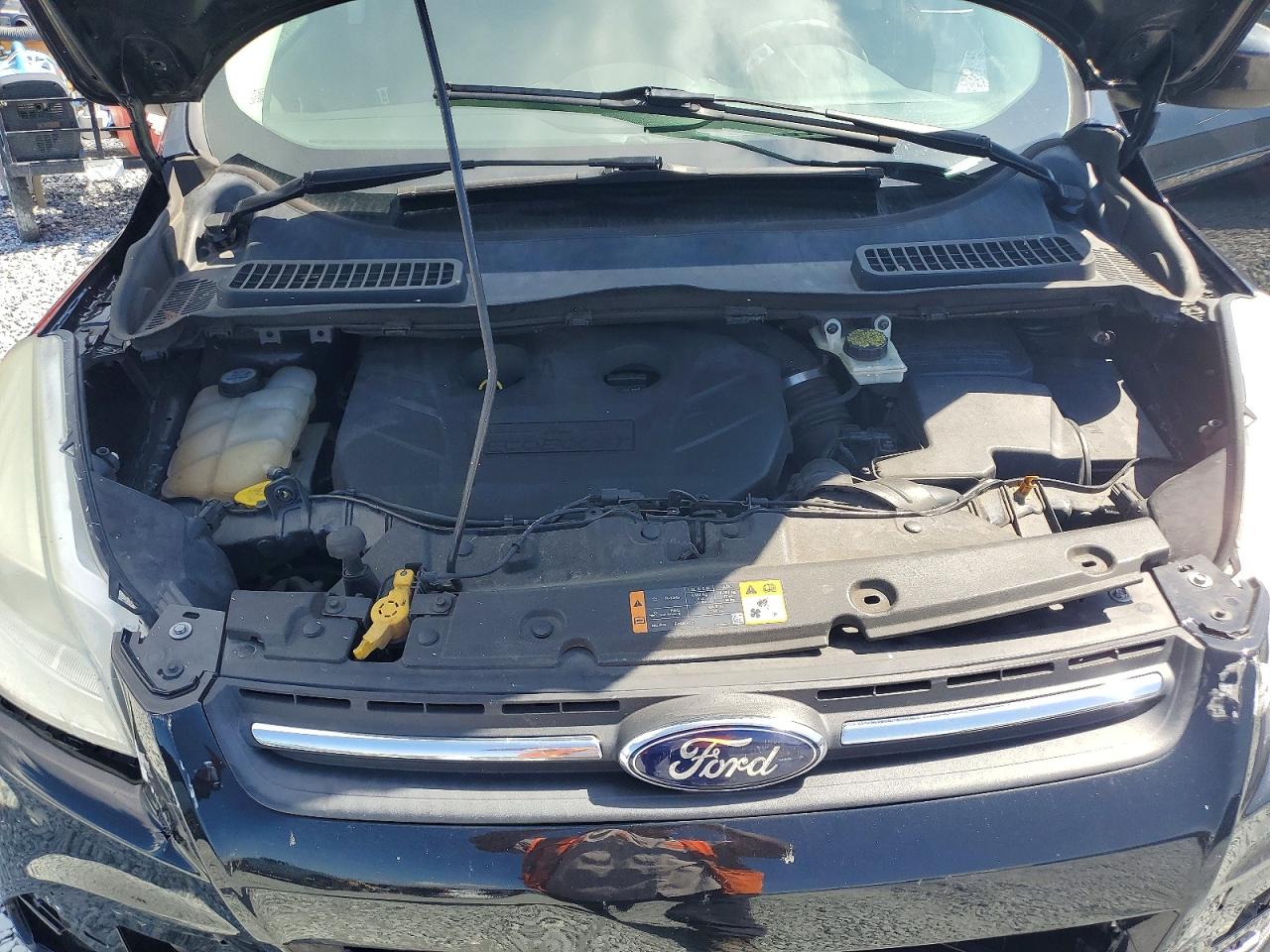 2013 Ford Escape Se Black vin: 1FMCU0G9XDUC99268