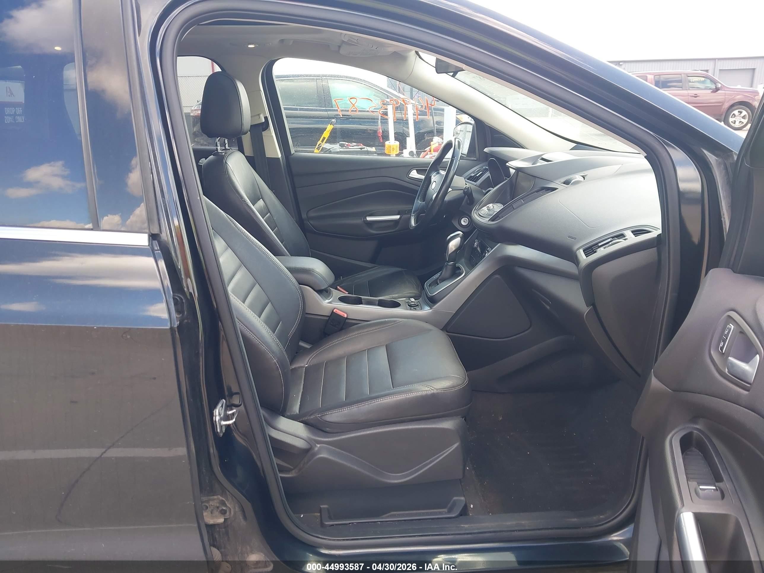 2013 Ford Escape Se Black vin: 1FMCU0G9XDUD05778