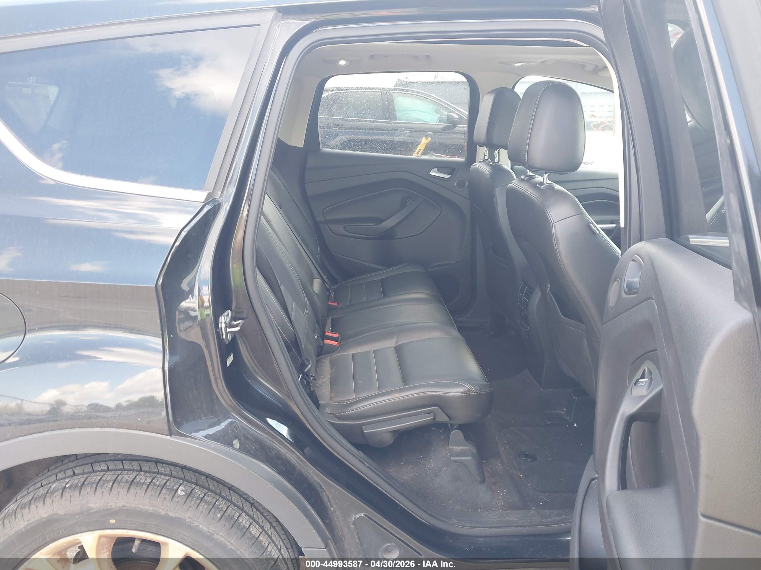 2013 Ford Escape Se Black vin: 1FMCU0G9XDUD05778