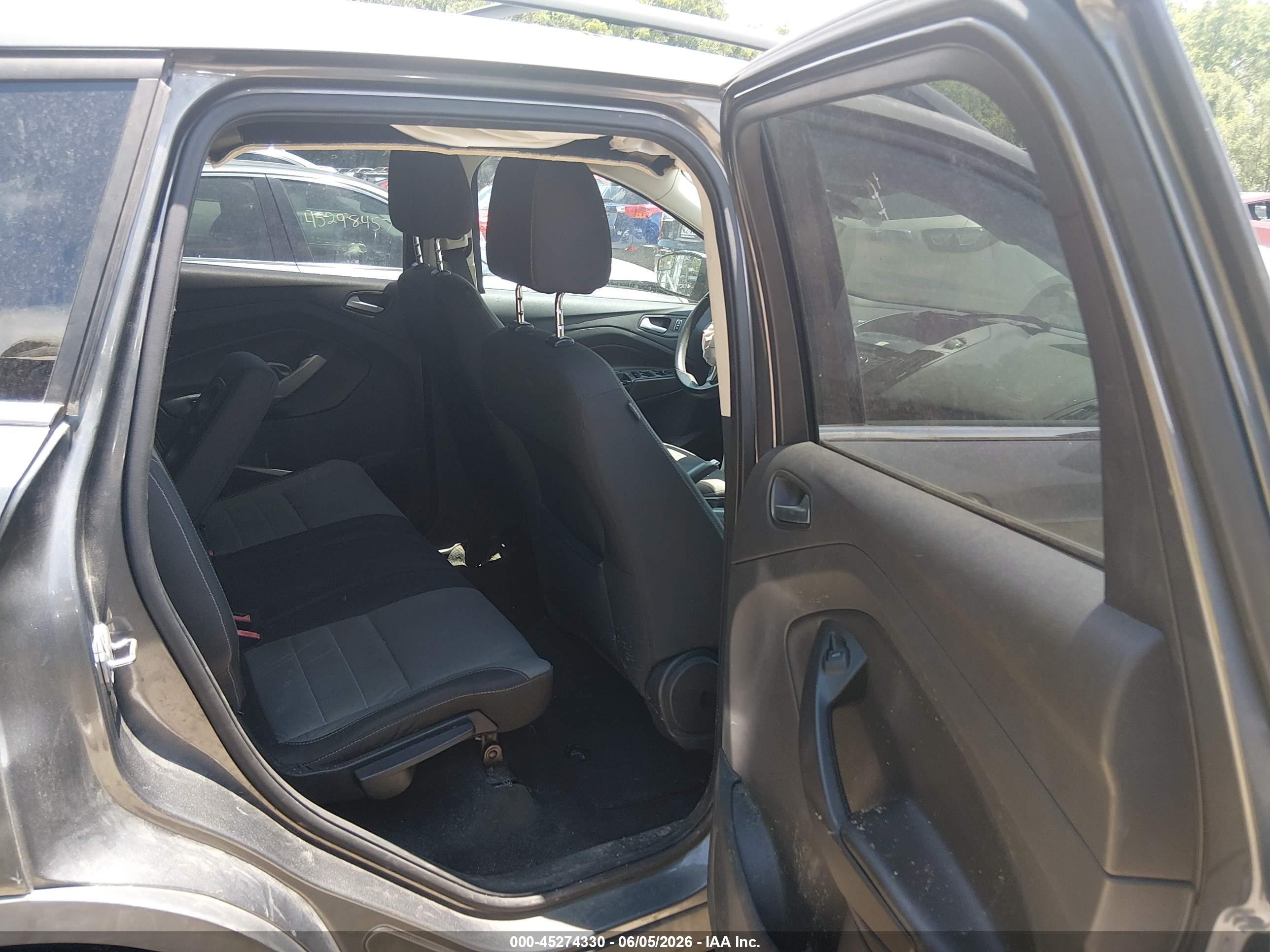 2013 Ford Escape Se Gray vin: 1FMCU0G9XDUD51742