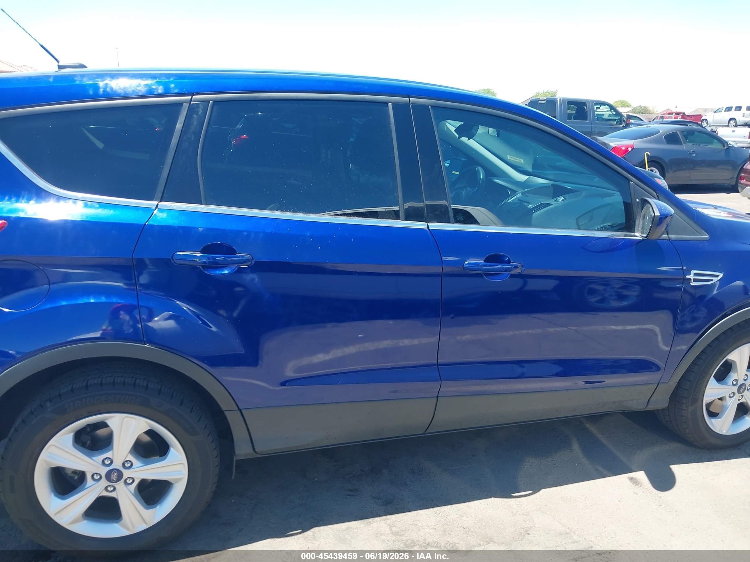 2013 Ford Escape Se Синий vin: 1FMCU0G9XDUD54902