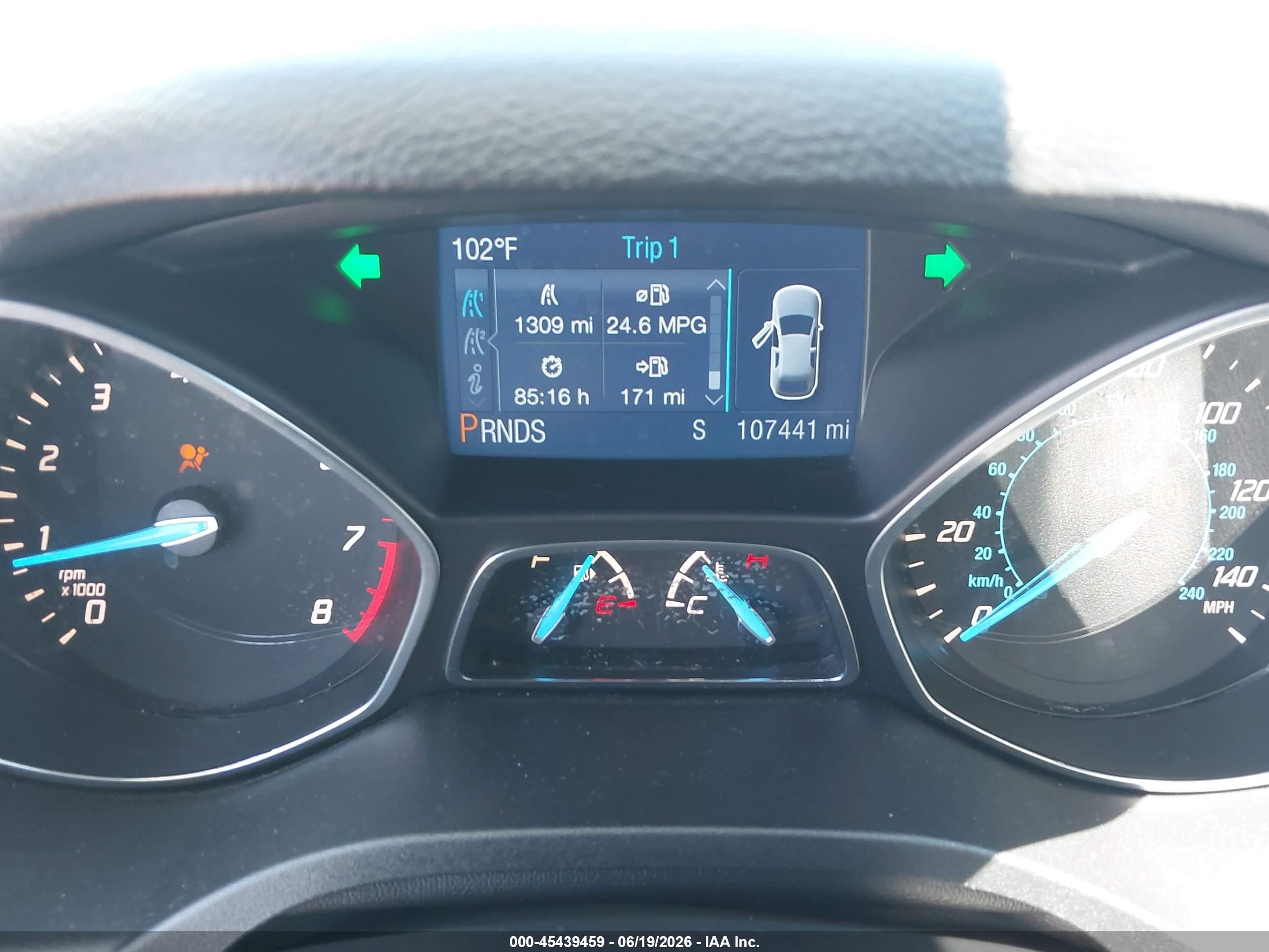 2013 Ford Escape Se Синий vin: 1FMCU0G9XDUD54902