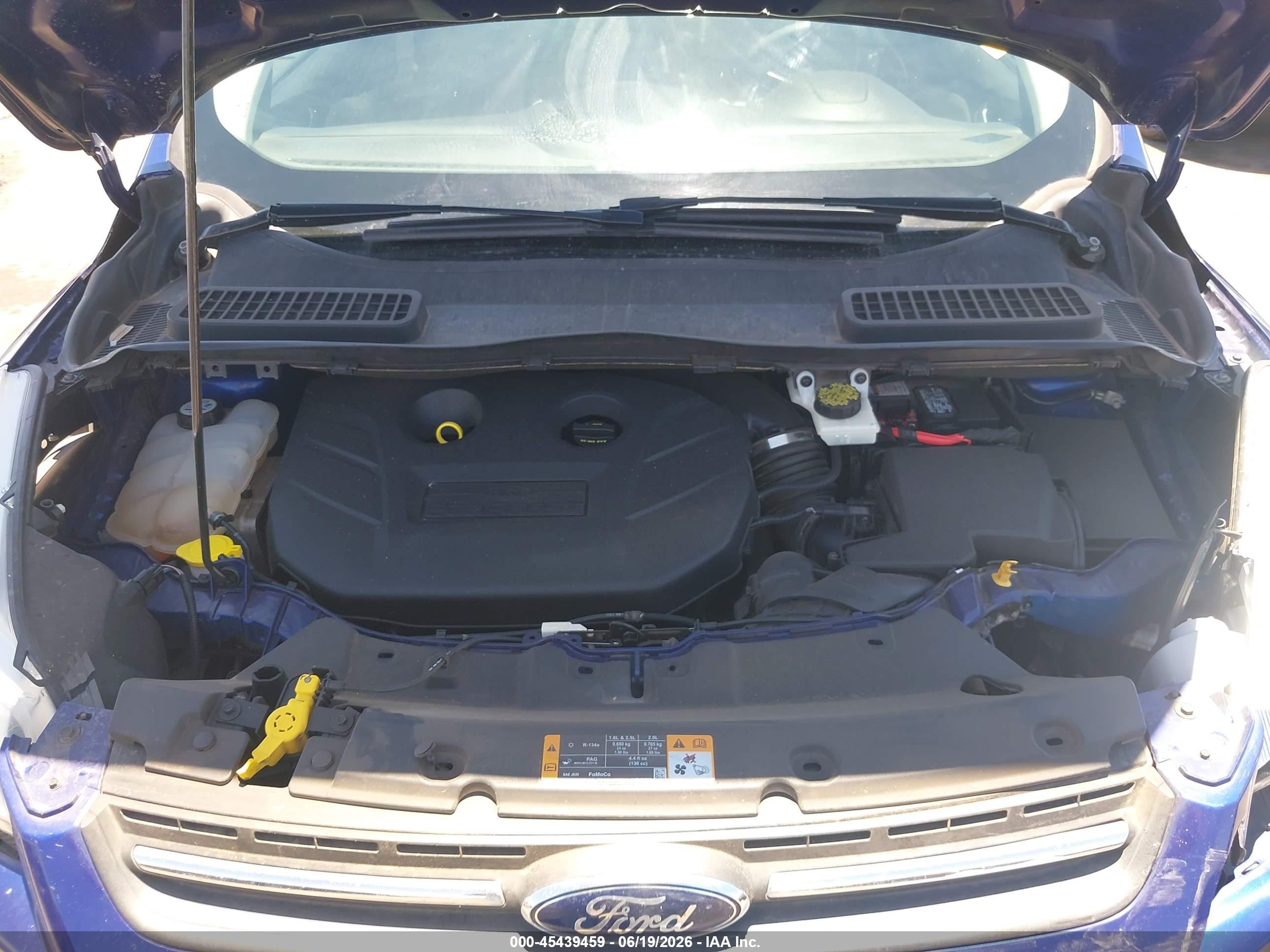 2013 Ford Escape Se Синий vin: 1FMCU0G9XDUD54902