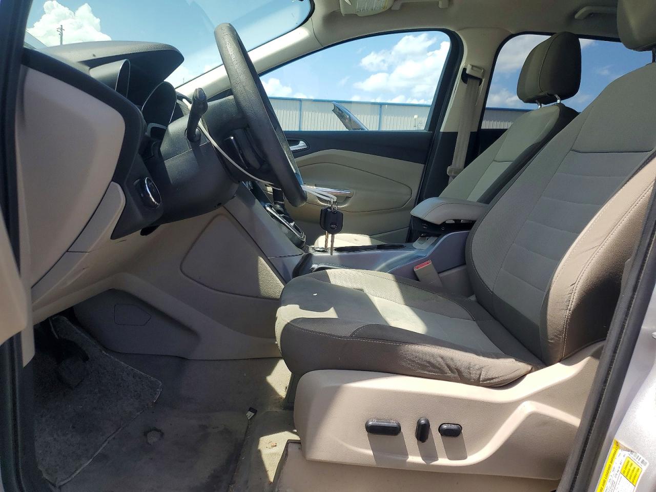 2014 Ford Escape Se Silver vin: 1FMCU0G9XEUA03442