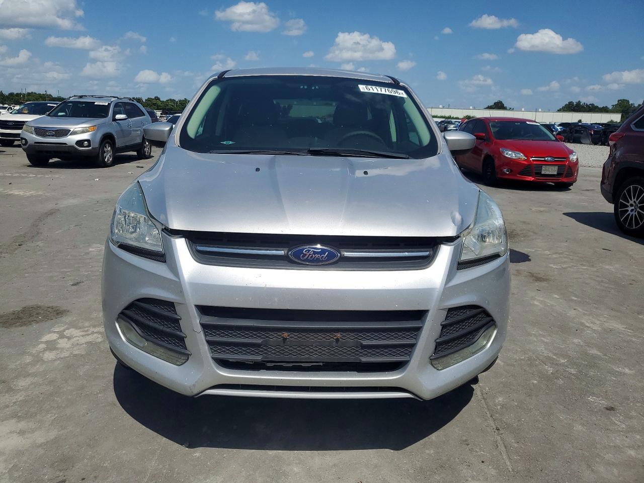 2014 Ford Escape Se Silver vin: 1FMCU0G9XEUA03442