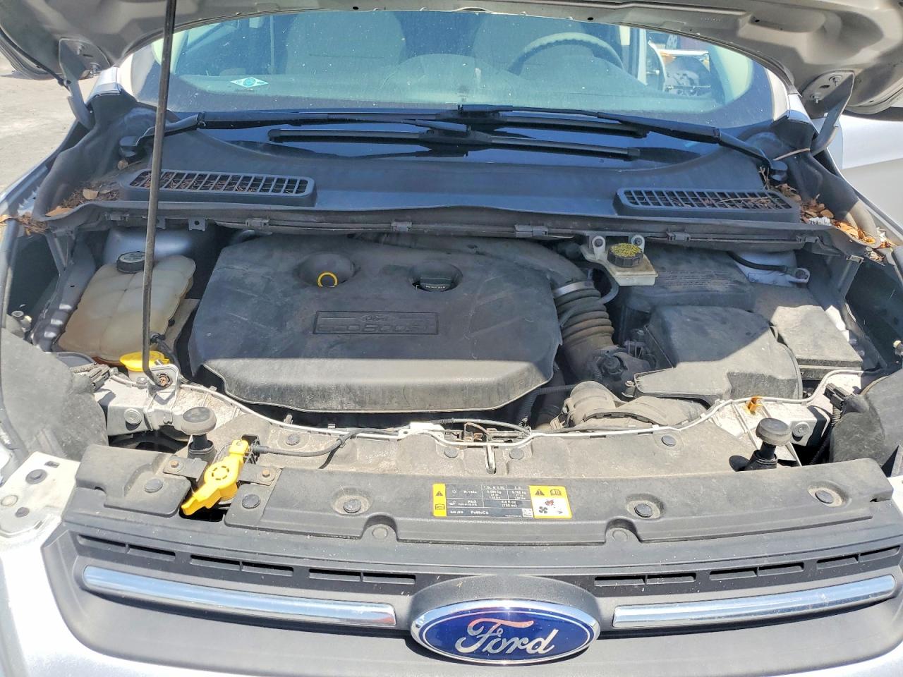 2014 Ford Escape Se Silver vin: 1FMCU0G9XEUA03442