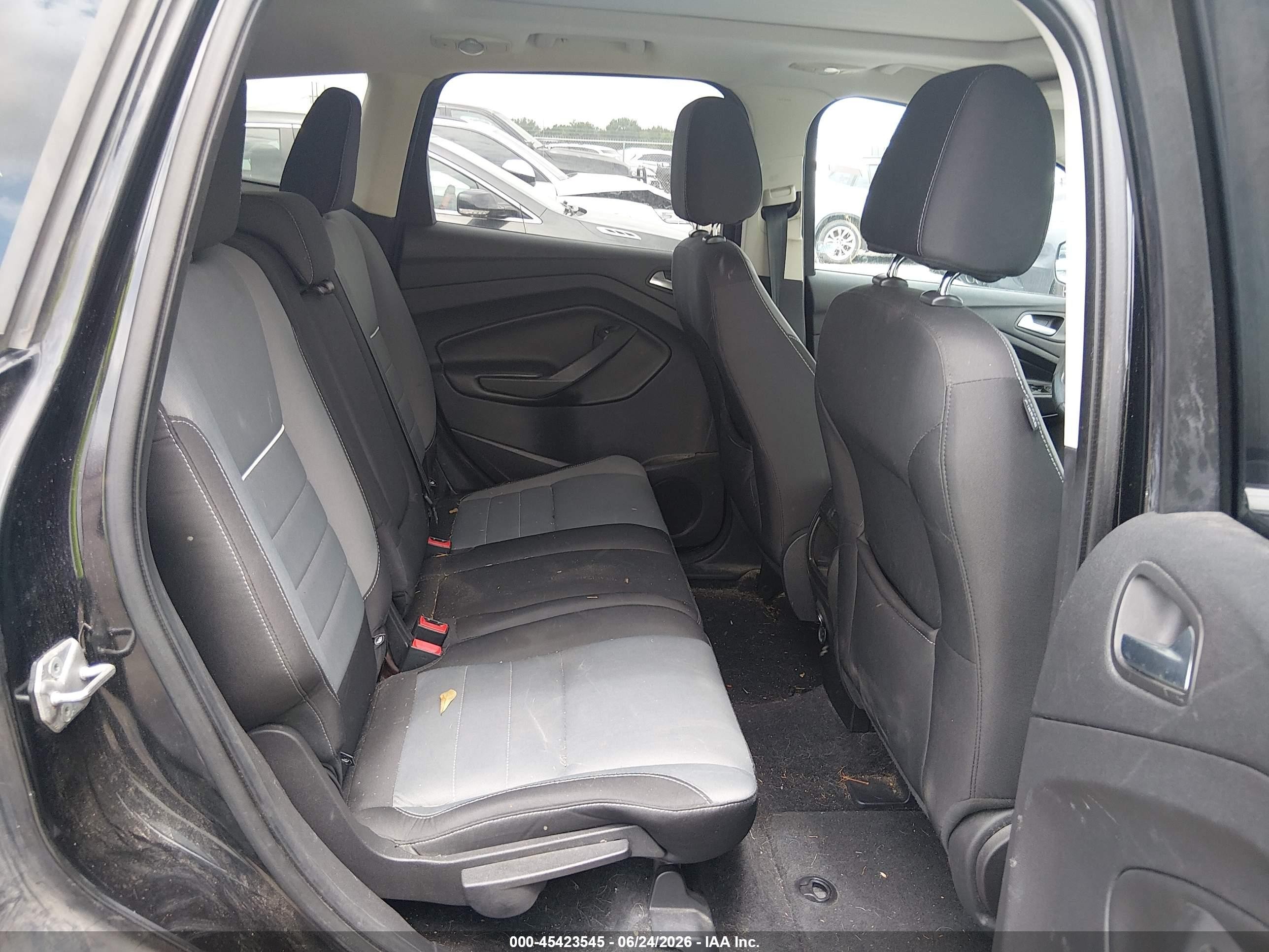 2014 Ford Escape Se Black vin: 1FMCU0G9XEUA06728