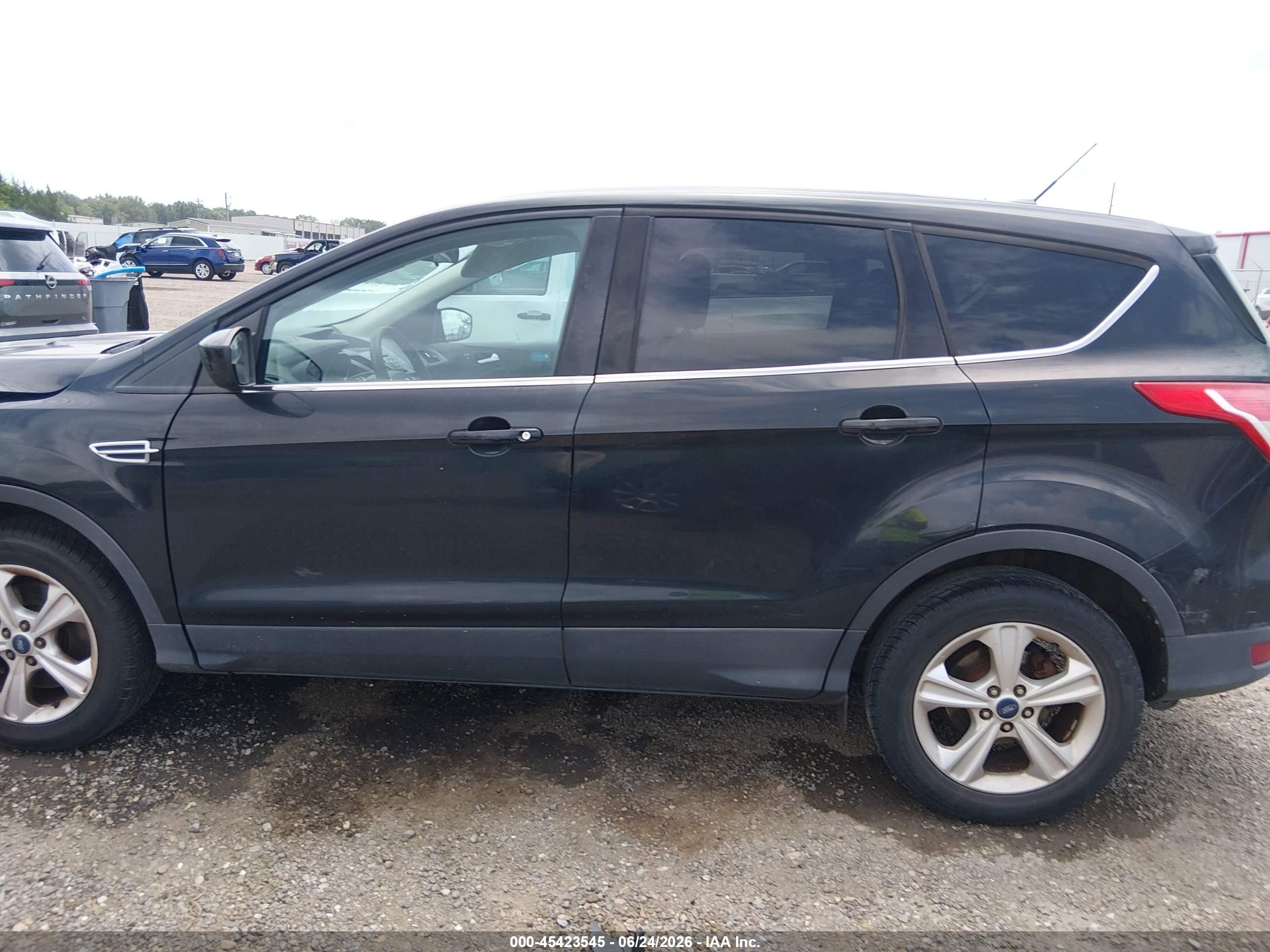 2014 Ford Escape Se Black vin: 1FMCU0G9XEUA06728