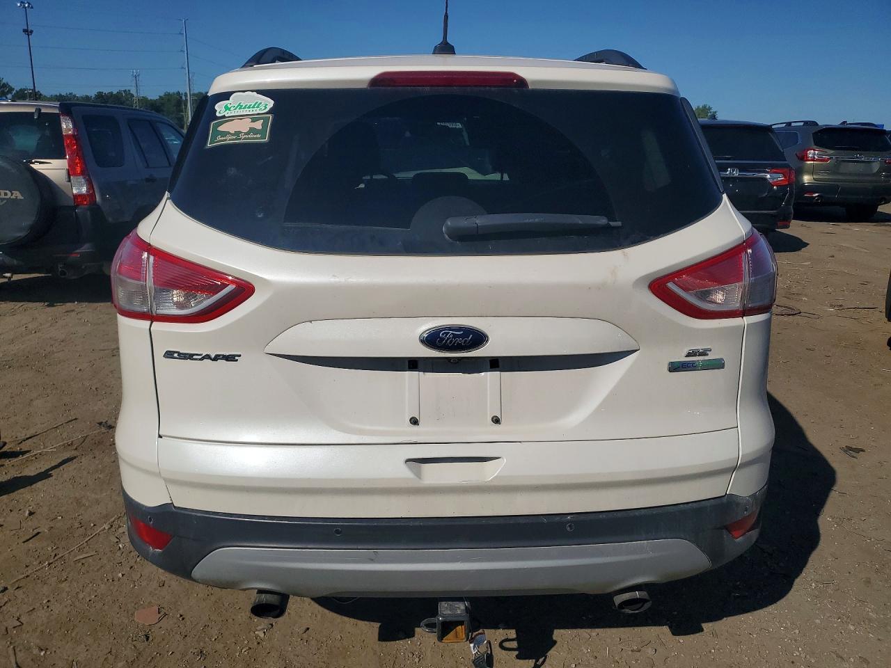 2014 Ford Escape Se Белый vin: 1FMCU0G9XEUB07011