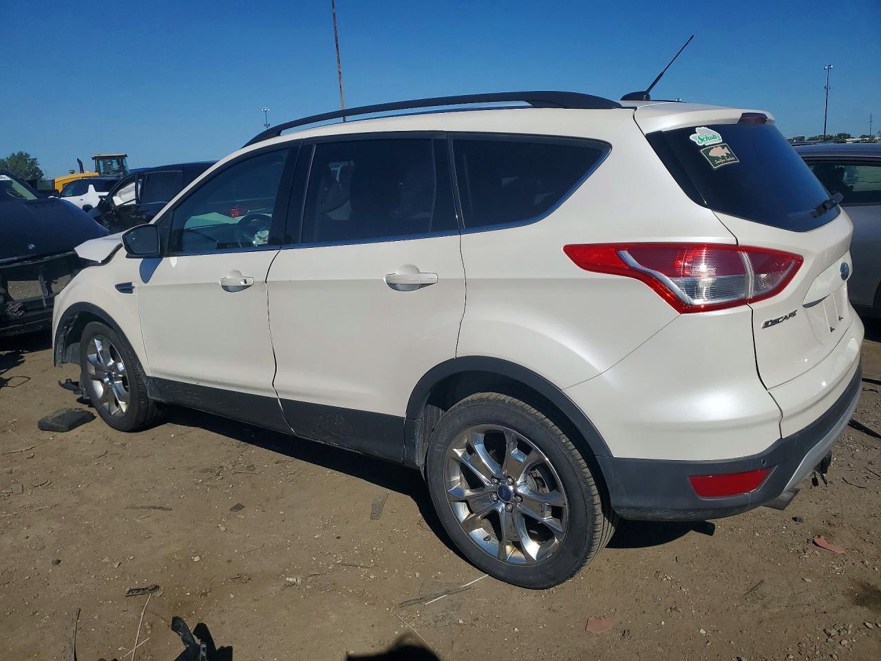 2014 Ford Escape Se Белый vin: 1FMCU0G9XEUB07011