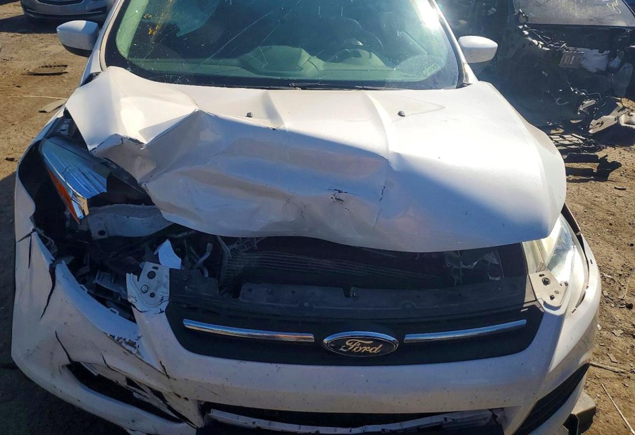 2014 Ford Escape Se Белый vin: 1FMCU0G9XEUB07011