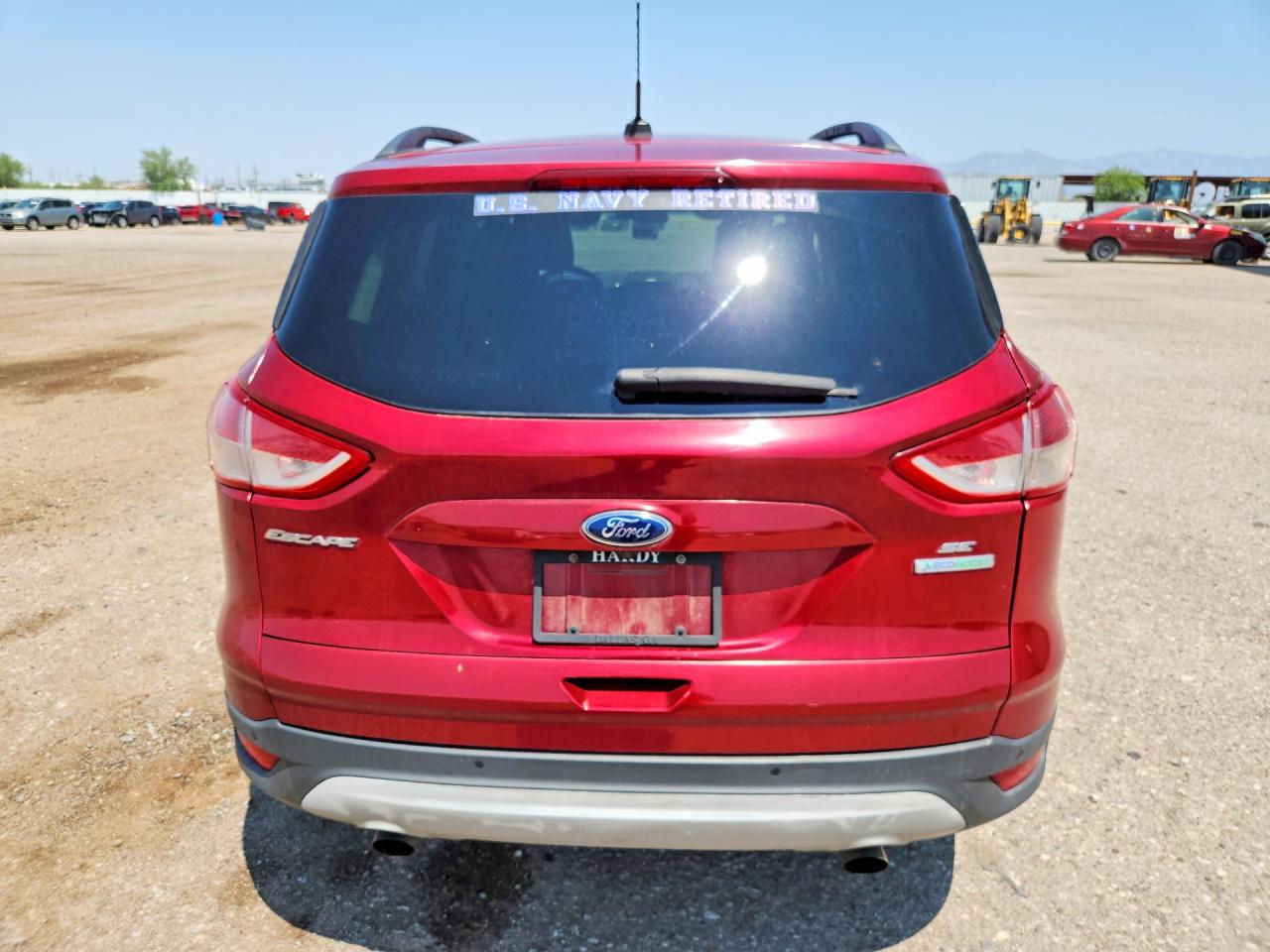 2014 Ford Escape Se Red vin: 1FMCU0G9XEUD55985