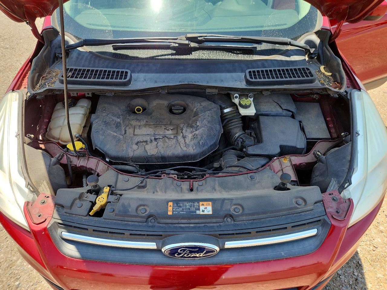 2014 Ford Escape Se Red vin: 1FMCU0G9XEUD55985